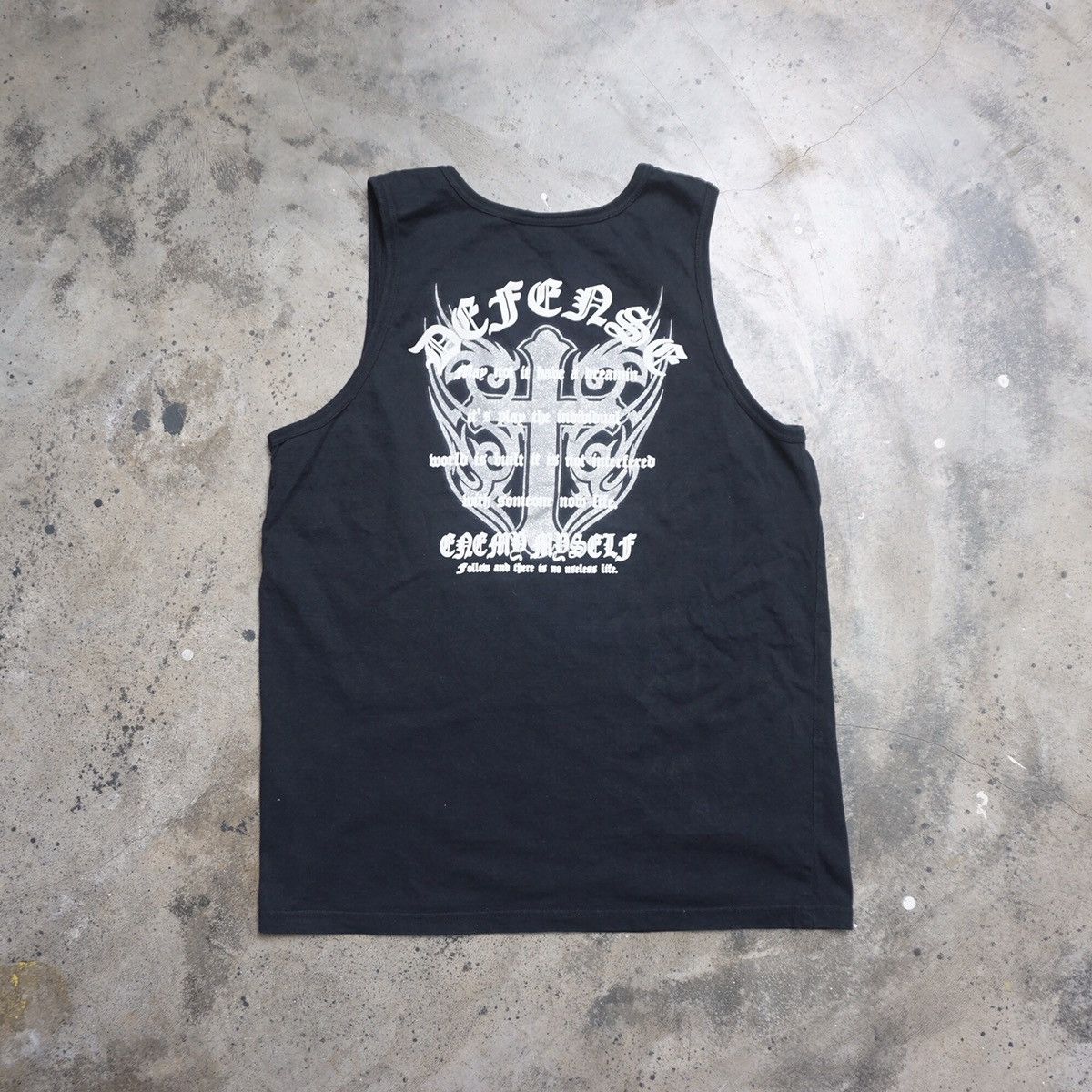Japanese Brand Y2K beaumere tribal cross tanktop Size US M / EU 48-50 / 2 - 4 Thumbnail