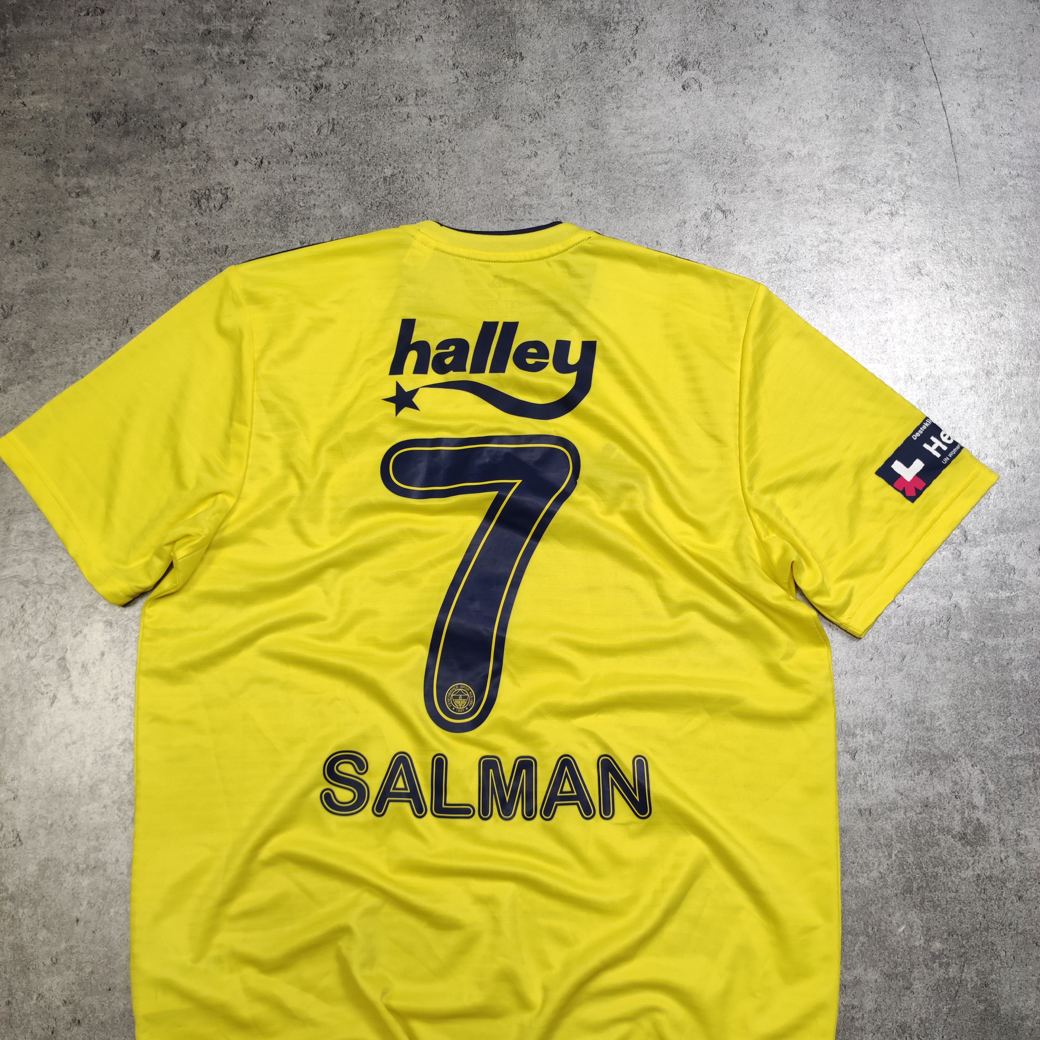 Adidas RARE Fenerbahce FK Adidas Football Home #7Salman Jersey Size US L / EU 52-54 / 3 - 11 Thumbnail