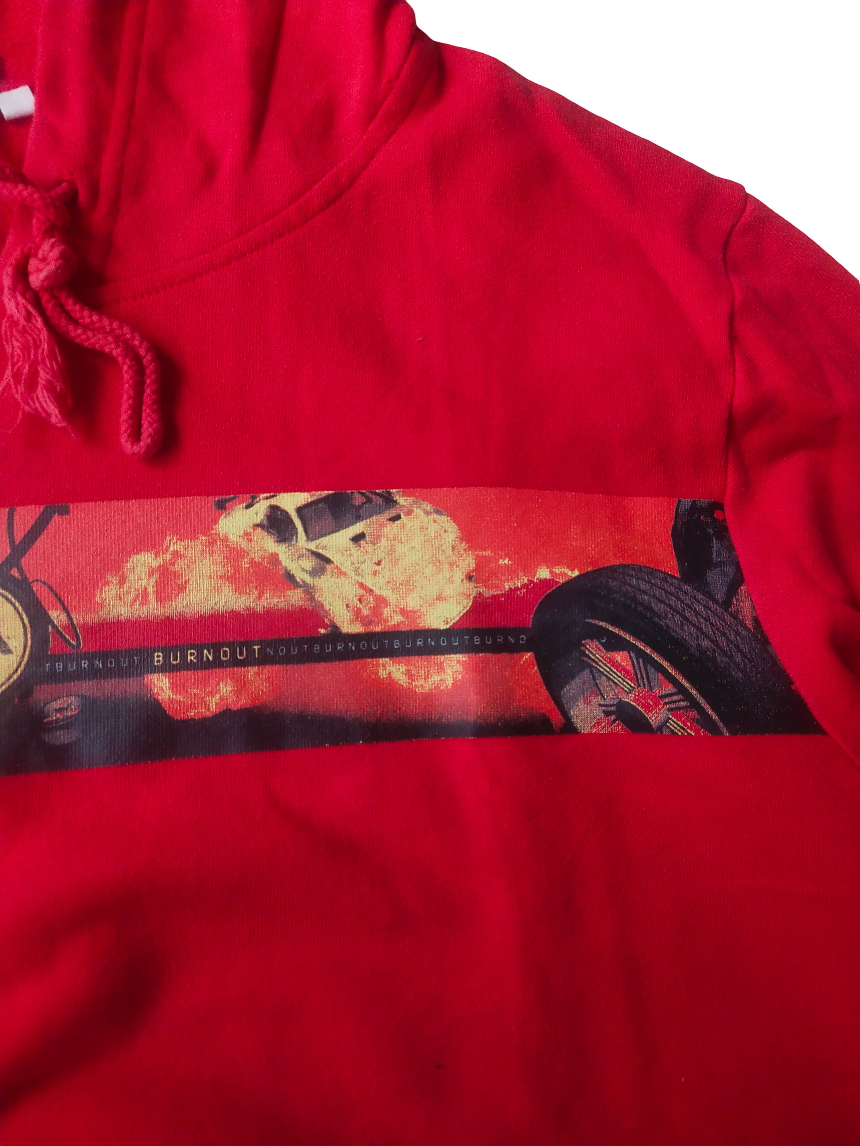 Vintage 2000s Burnout Promo Hoodie EA Games Hong Kong Game Size US XL / EU 56 / 4 - 3 Thumbnail