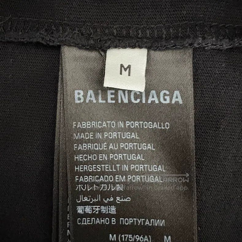 Balenciaga Balenciaga Wave Logo Printed Pattern Short Sleeve T-Shirt Size US M / EU 48-50 / 2 - 5 Thumbnail