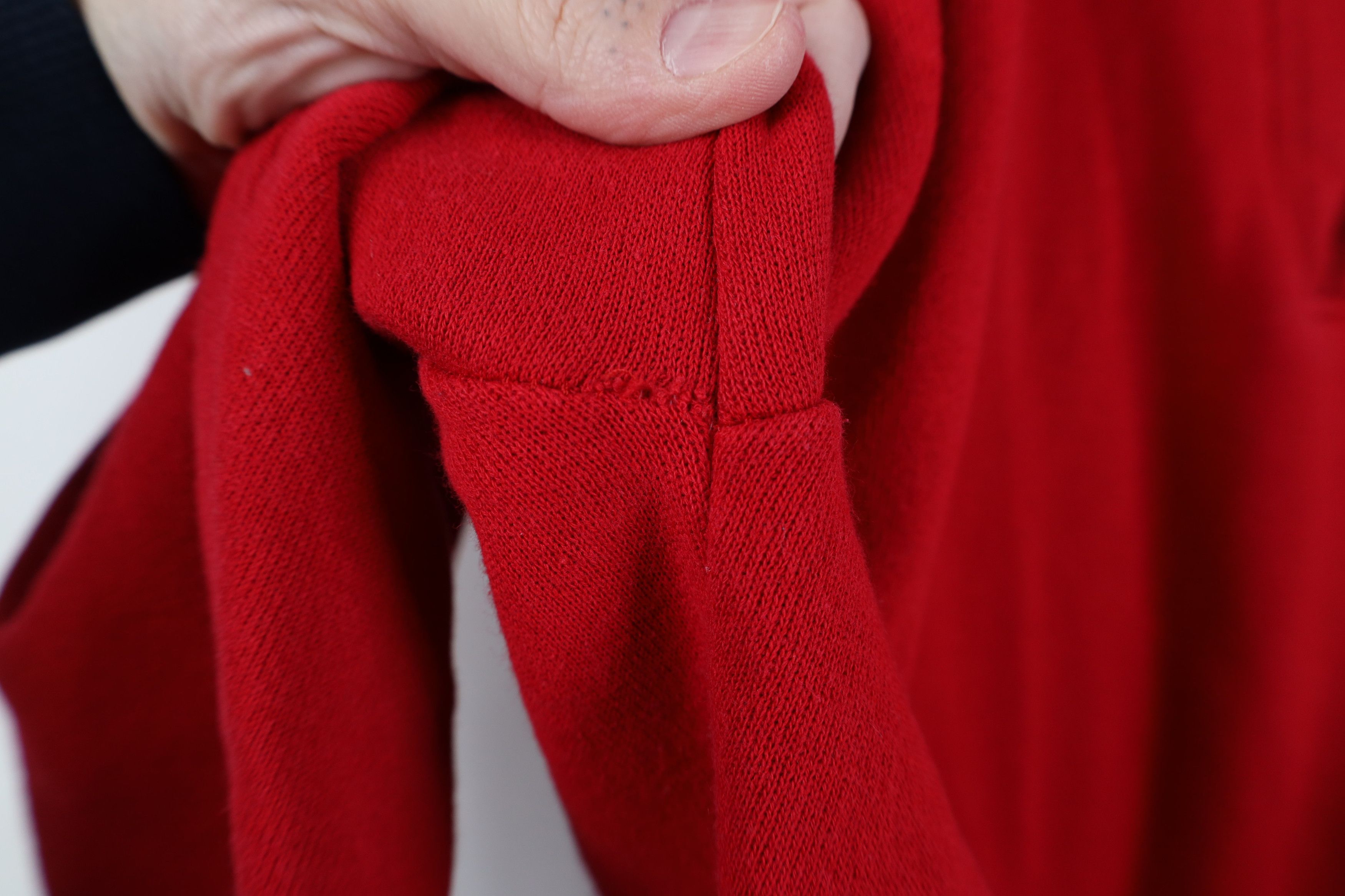 Hanes Vintage 80s 90s Hanes Pullover Henley Sweatshirt Red USA Size US XL / EU 56 / 4 - 6 Thumbnail