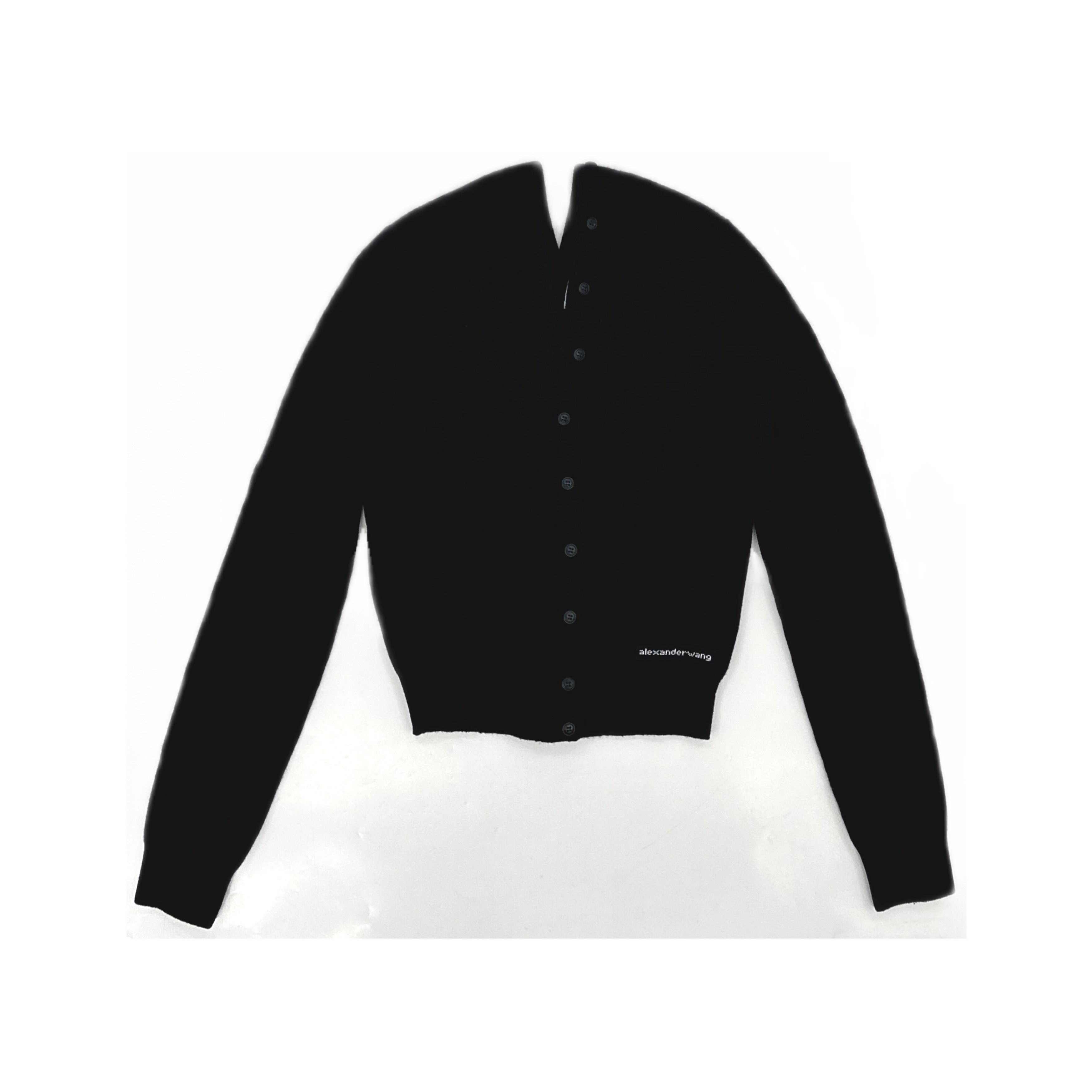 Alexander Wang Alexander Wang Logo Knit Cardigan Size XS Size XS / US 0-2 / IT 36-38 - 1 Thumbnail