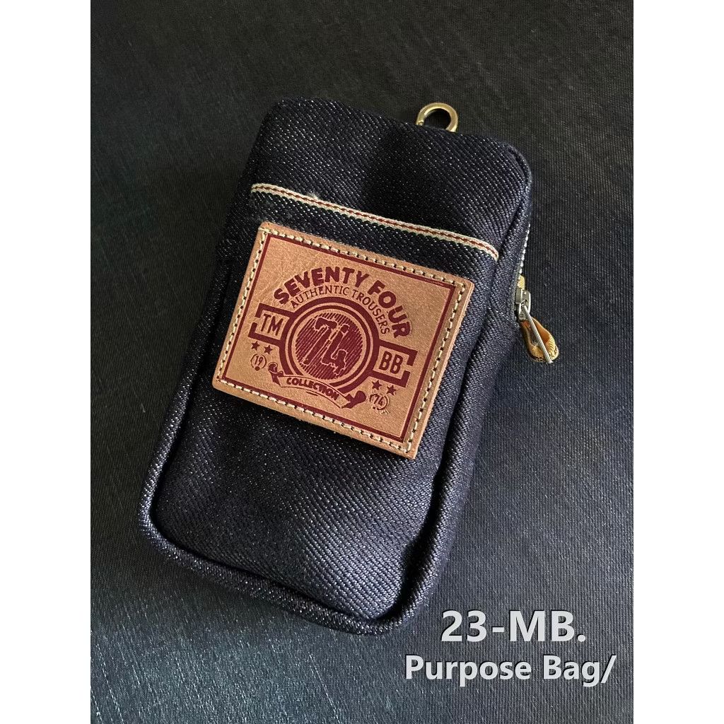 Japanese Brand Seventy four denim 23oz Multipurpose Bag Size ONE SIZE - 1 Thumbnail
