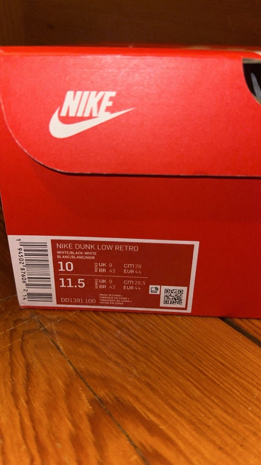 Nike Nike Dunk Low Retro “Panda” Size US 10 / EU 43 - 8 Thumbnail