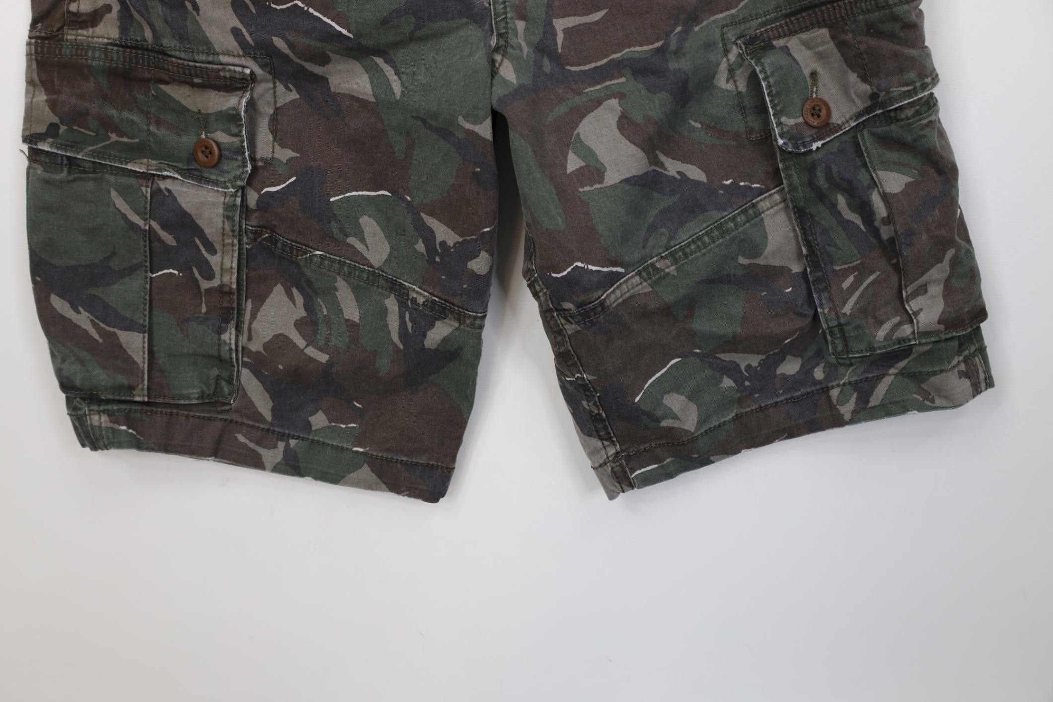 American Eagle Outfitters Vintage Y2K American Eagle Outfitters Heavy Cargo Shorts Size US 33 - 4 Thumbnail