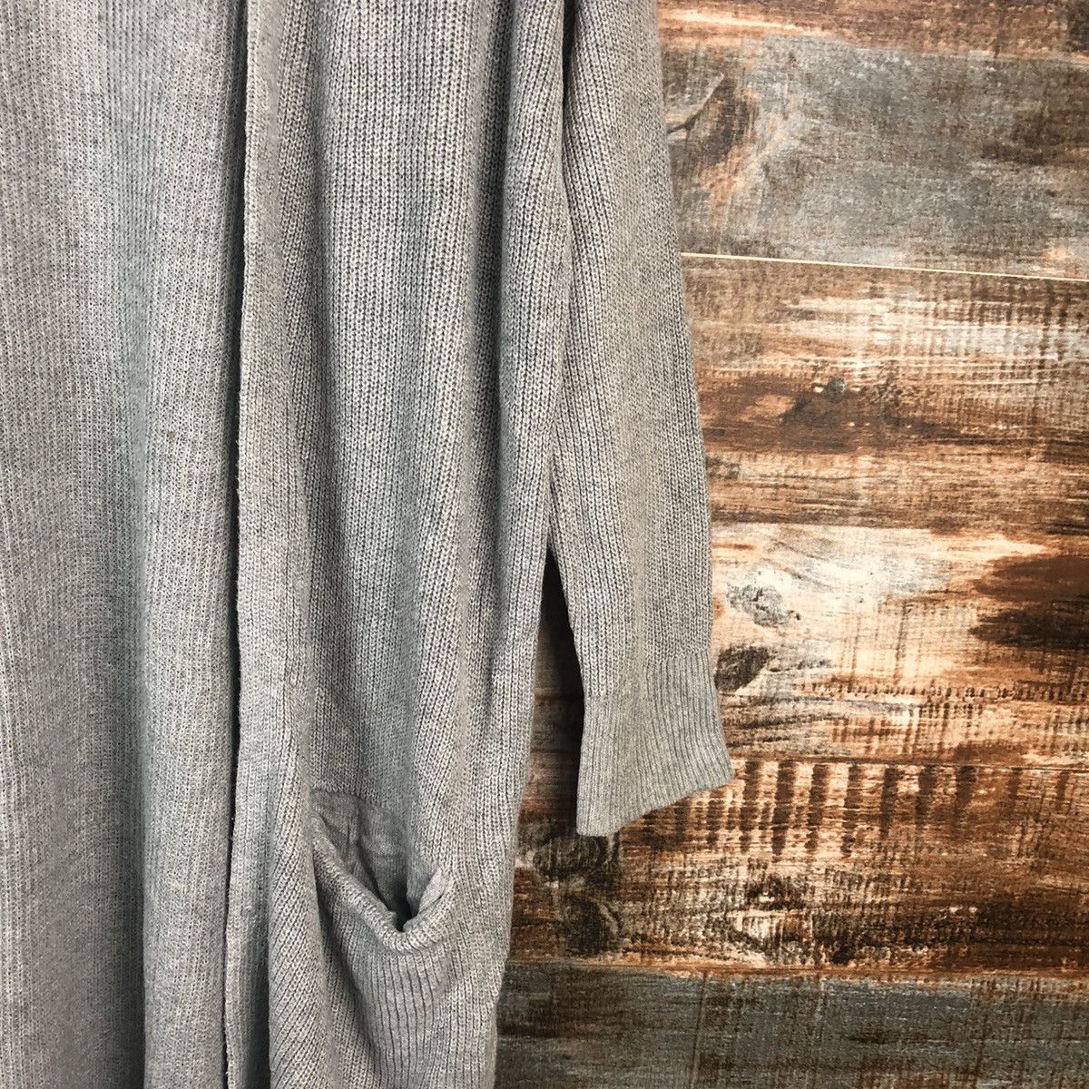 LOWRYS FARM Lowyrs Farm Grey long Cardigan Knitwear #A1886 Size M / US 6-8 / IT 42-44 - 8 Thumbnail