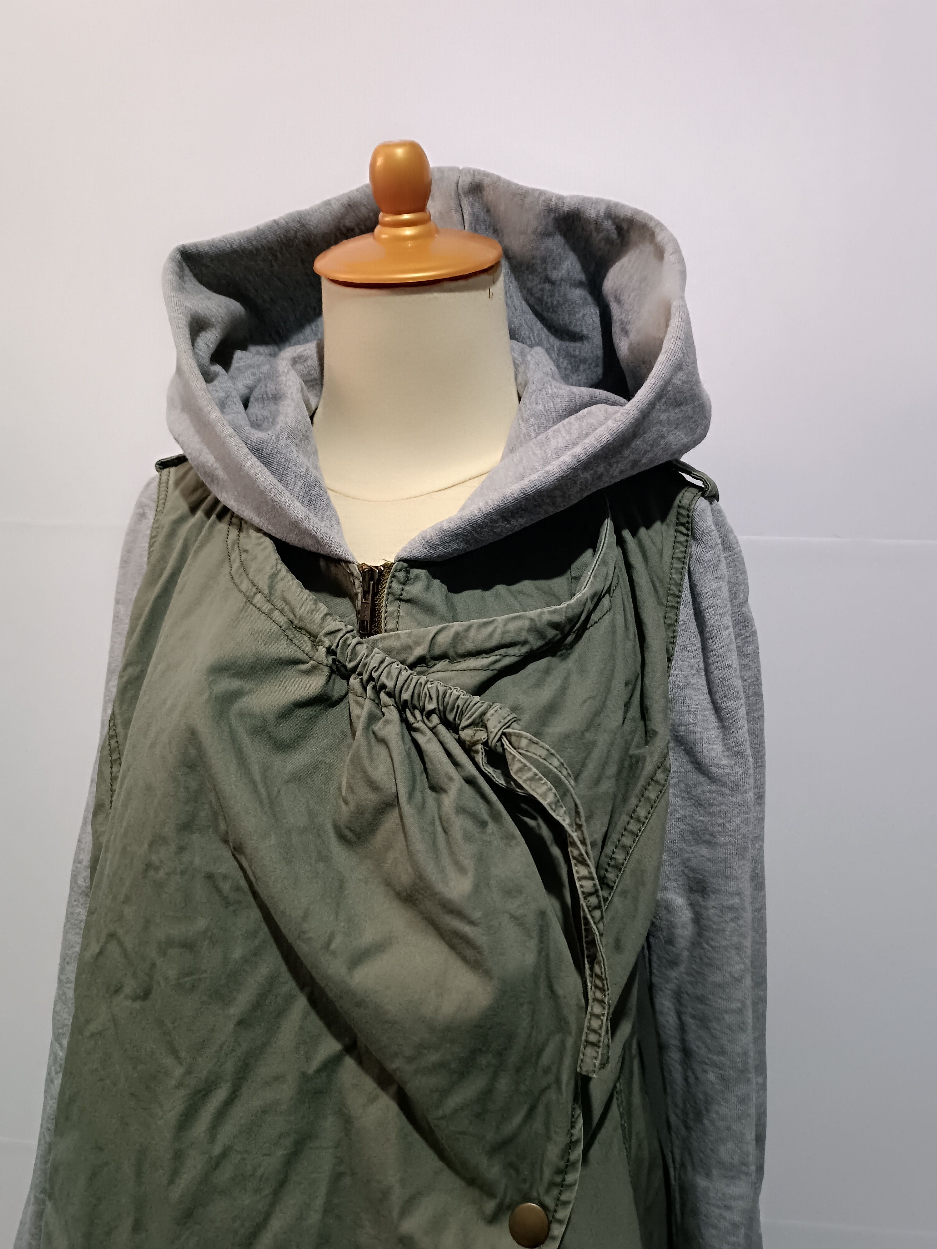 Japanese Brand × MOUSSY Moussy Sweater Hoodie Style Militery Size M / US 6-8 / IT 42-44 - 3 Thumbnail