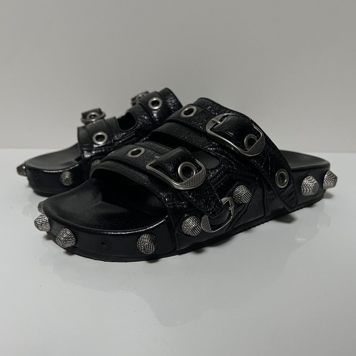 Balenciaga Balenciaga Le Cagole Studded Sandal Size US 4 / IT 34 - 3 Thumbnail