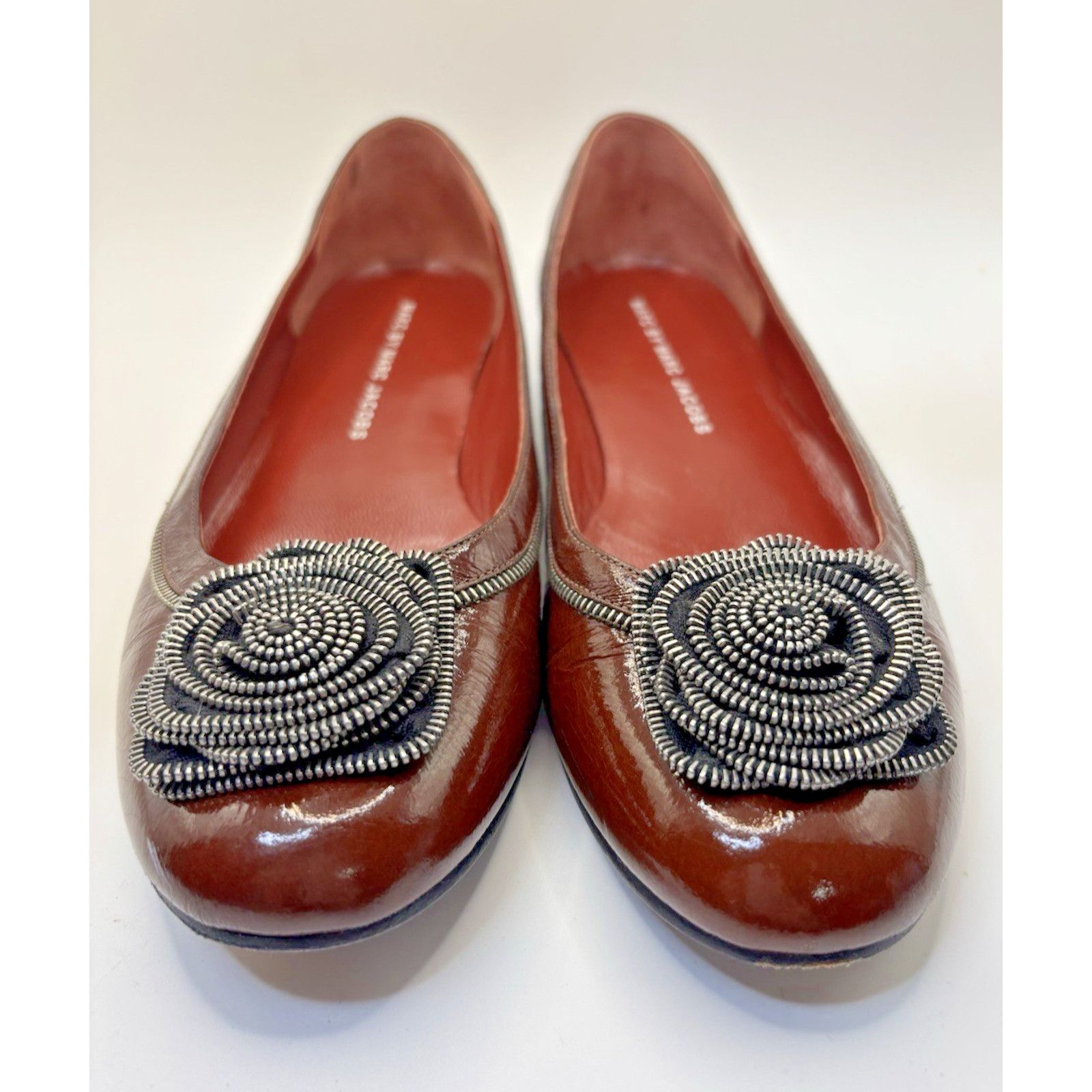 Marc by Marc Jacobs Marc by Marc Jacobs Patent Leather Flats 39/8-8.5 Size US 8.5 / IT 38.5 - 2 Thumbnail