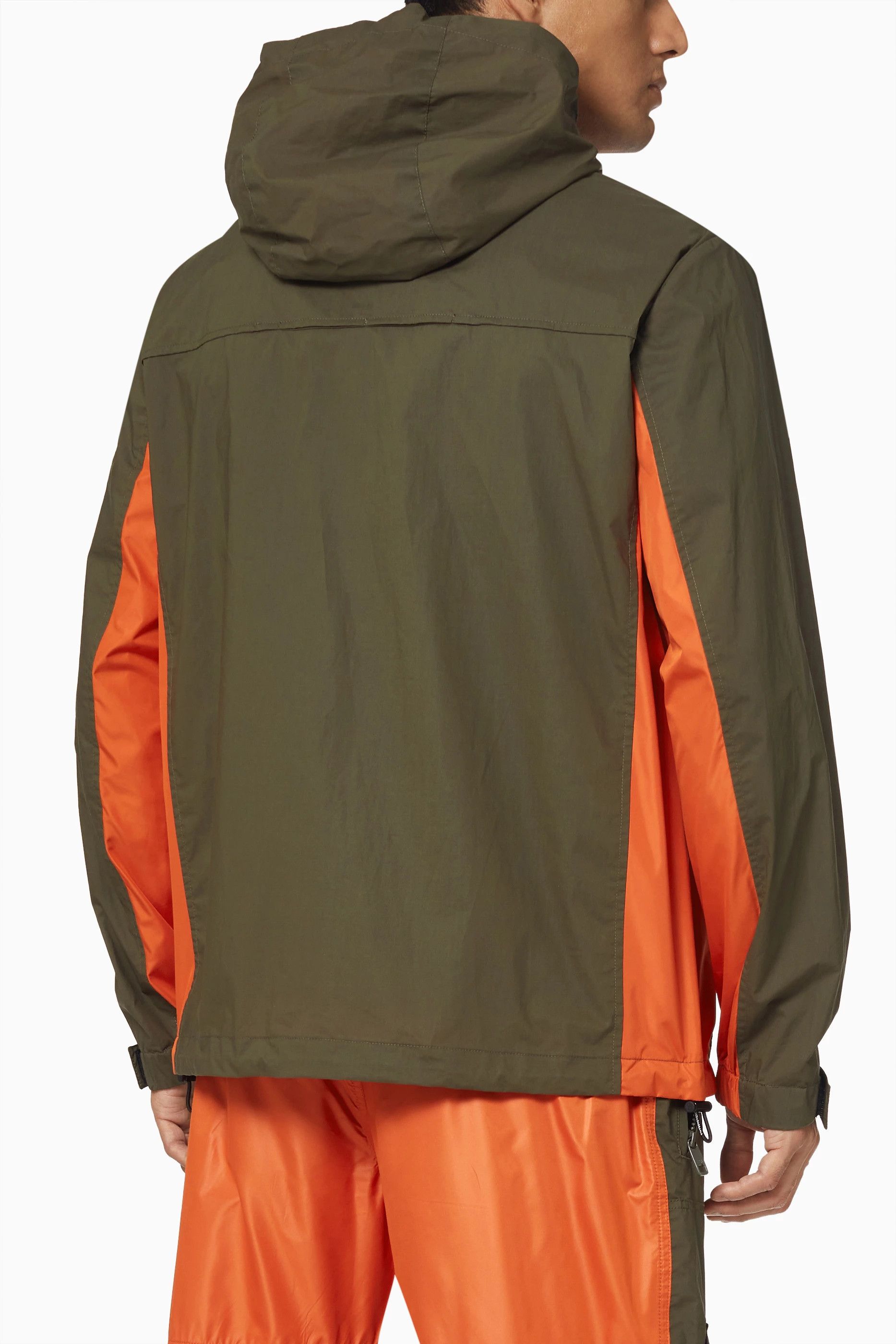 Dolce & Gabbana o1y1224 Logo Hooded Jacket in Military Green/Orange Size US S / EU 44-46 / 1 - 3 Thumbnail