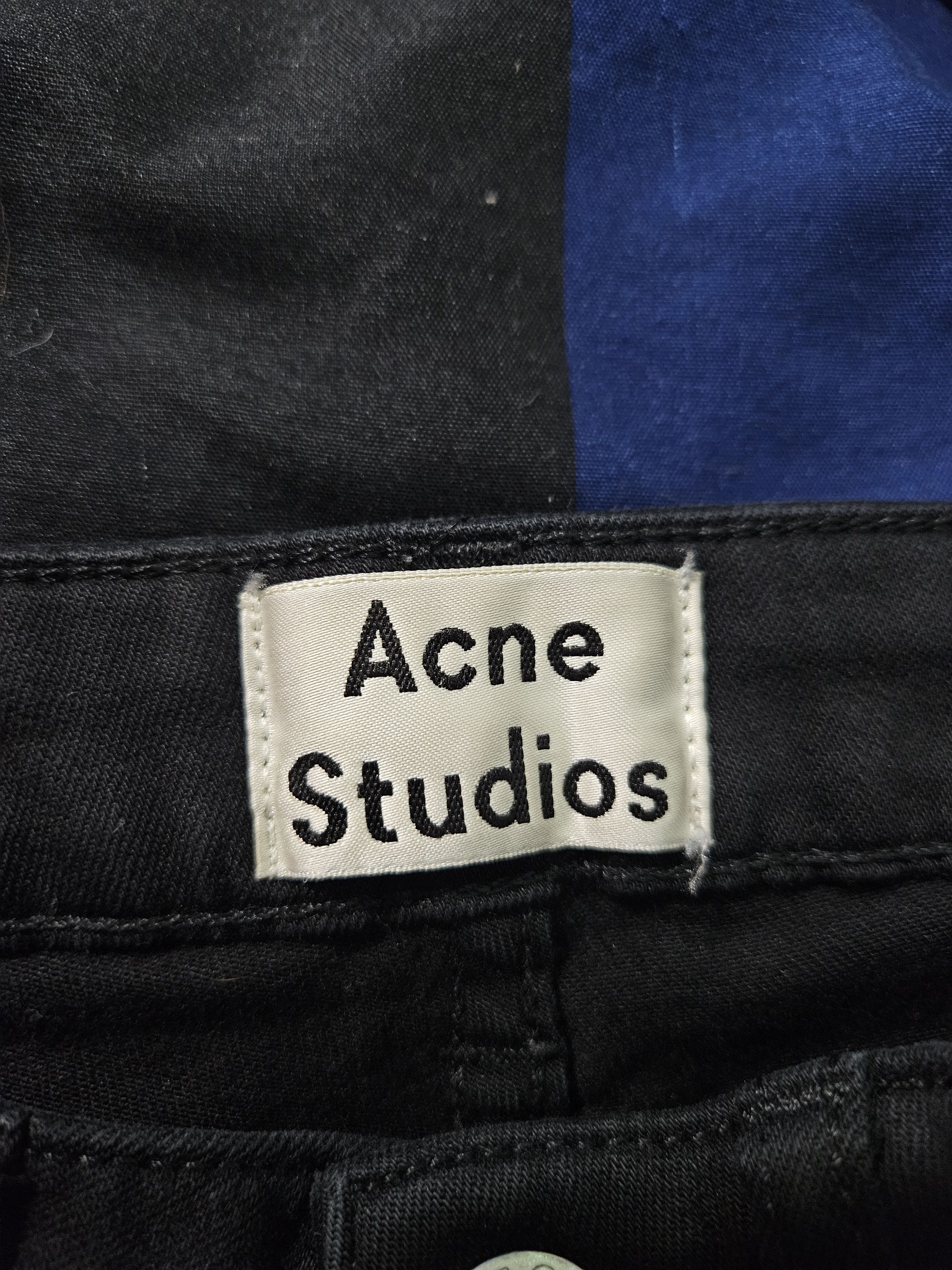 Acne Studios Skin 5 Black Skinny Denim Jeans Size US 26 / EU 42 - 7 Thumbnail