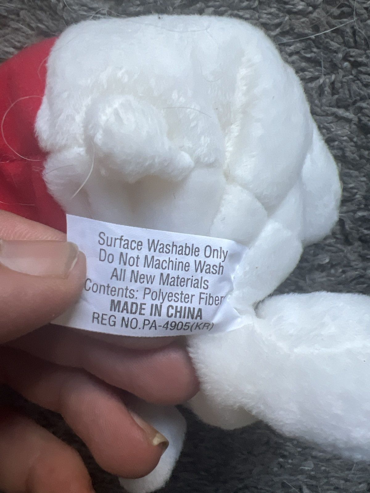 Coca Cola 1997 Coca-Cola Polar Bear In T-Shirt Bean Bag Plush Size ONE SIZE - 7 Thumbnail