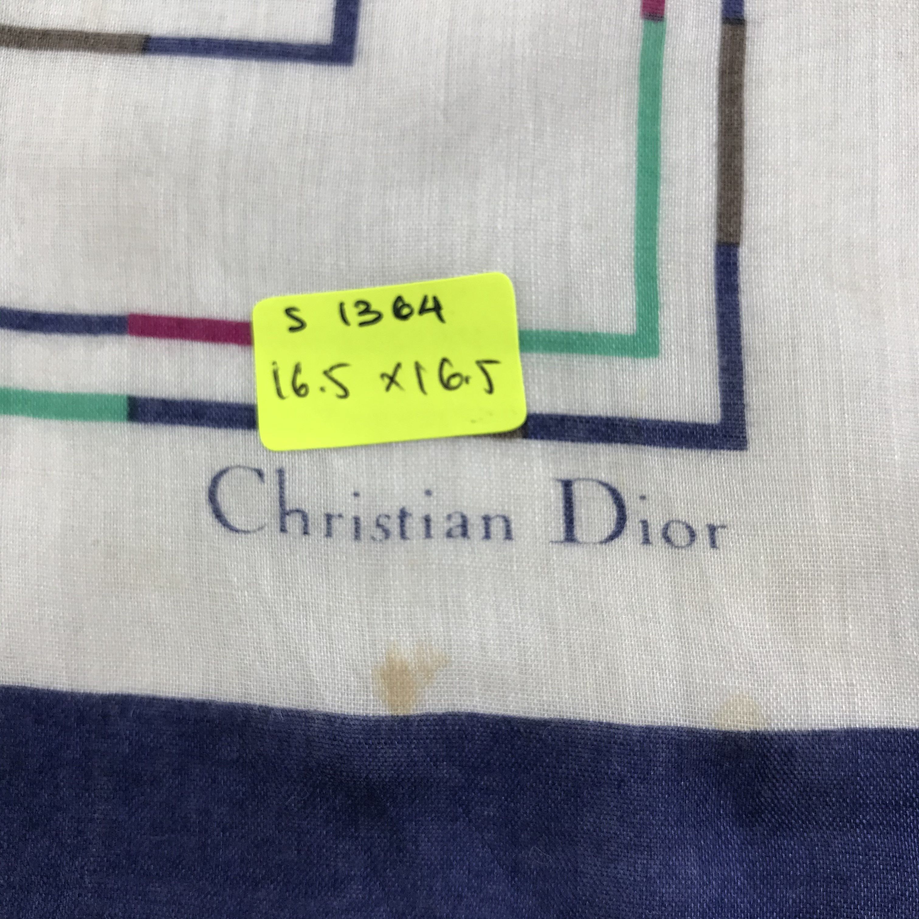 Vintage Christian Dior Neckerchief / Bandana / Handkerchief Size ONE SIZE - 5 Thumbnail