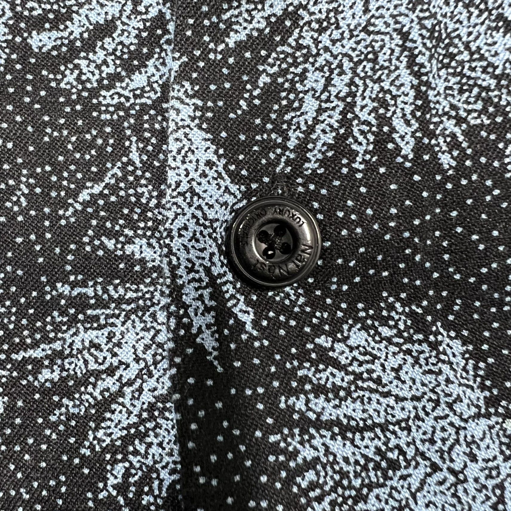 Nat Nast Nat Nast Luxury Originals Mens XL Button Up Shirt Silk Blend Floral Palm Print Black Short Sleeve Button-Up Collared Classic Hawaiian Designer Size US XL / EU 56 / 4 - 5 Thumbnail