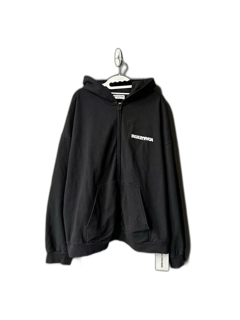 Other balenciaga reverse embroidered zipper hoodie Size US L / EU 52-54 / 3 - 1 Thumbnail