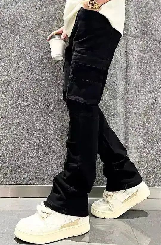 Japanese Brand Slim Fitting Straight Cargo Pant Size US 32 / EU 48 - 2 Thumbnail