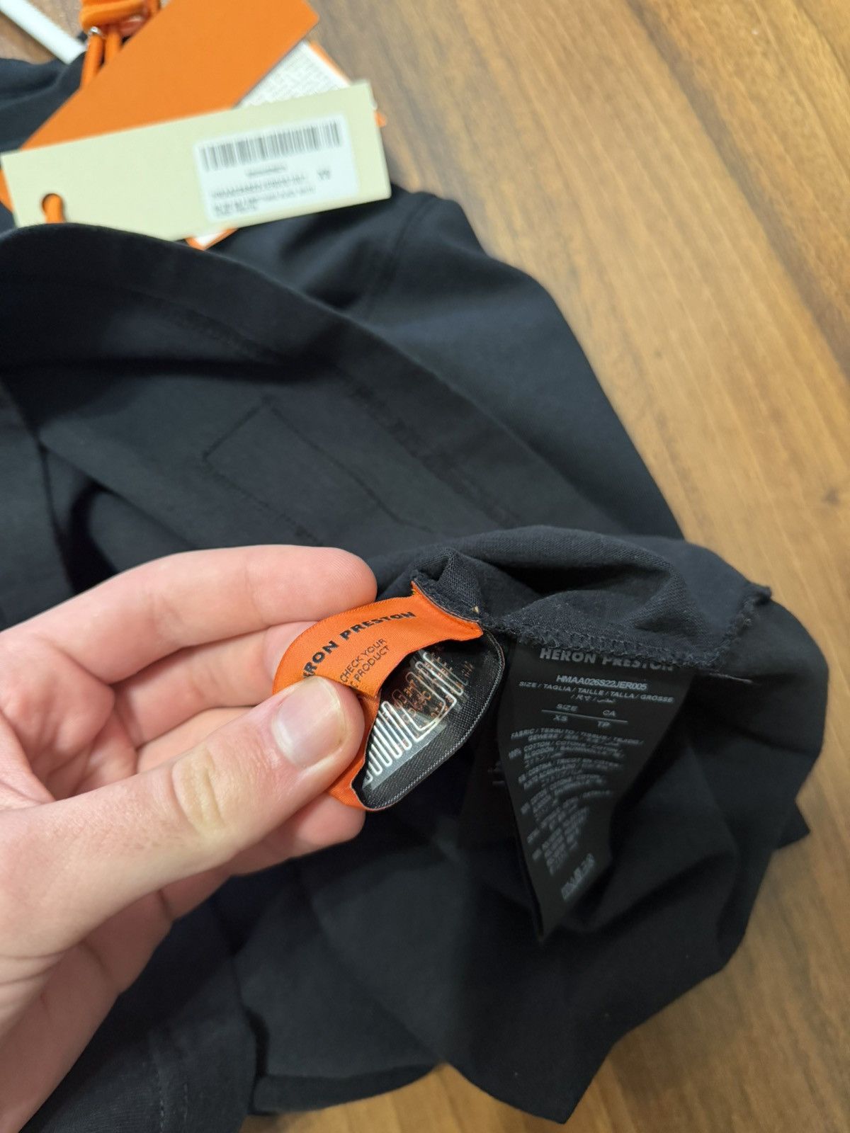 Heron Preston Heron Preston Fuck Erry Black Tee Size US XS / EU 42 / 0 - 5 Thumbnail