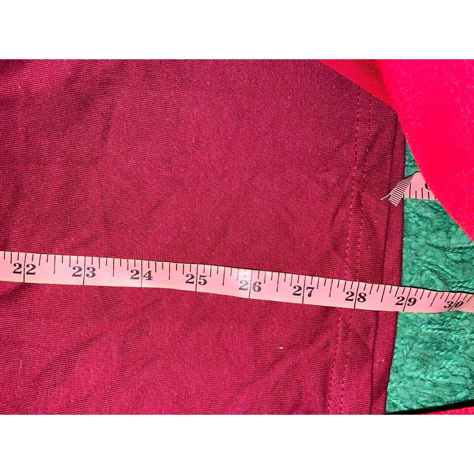 Hanes 90s Vintage Big Sky Country Mariposa Red Long Sleeve Shirt Size US M / EU 48-50 / 2 - 10 Thumbnail