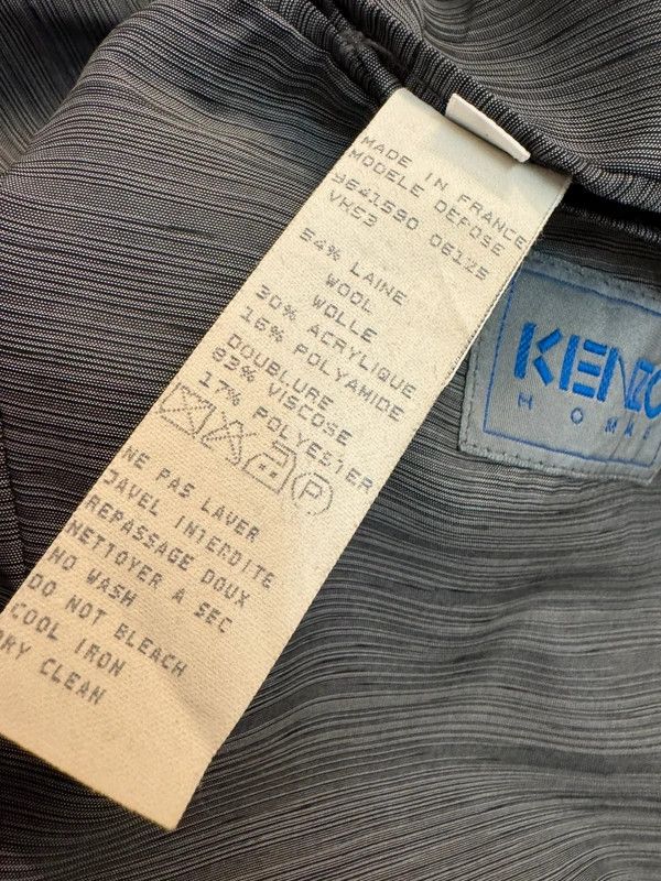 Kenzo Kenzo Homme Wool Blazer Vintage Archive France Jacket 46 Size 46R - 11 Thumbnail