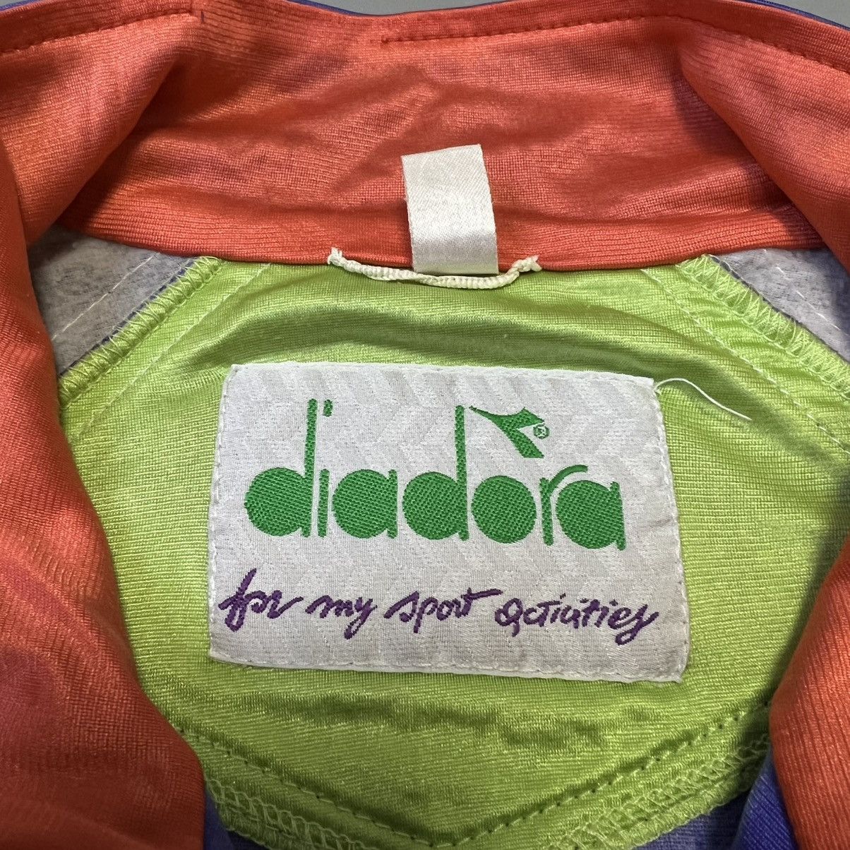 Diadora × Vintage Vintage 90s Diadora Track Jacket full zip men’s Size US L / EU 52-54 / 3 - 10 Thumbnail