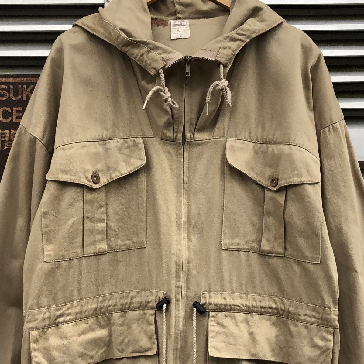 Vintage Vintage 80s The Kettle Creek Canvas Co Khakis Safari Jacket Size US L / EU 52-54 / 3 - 2 Thumbnail