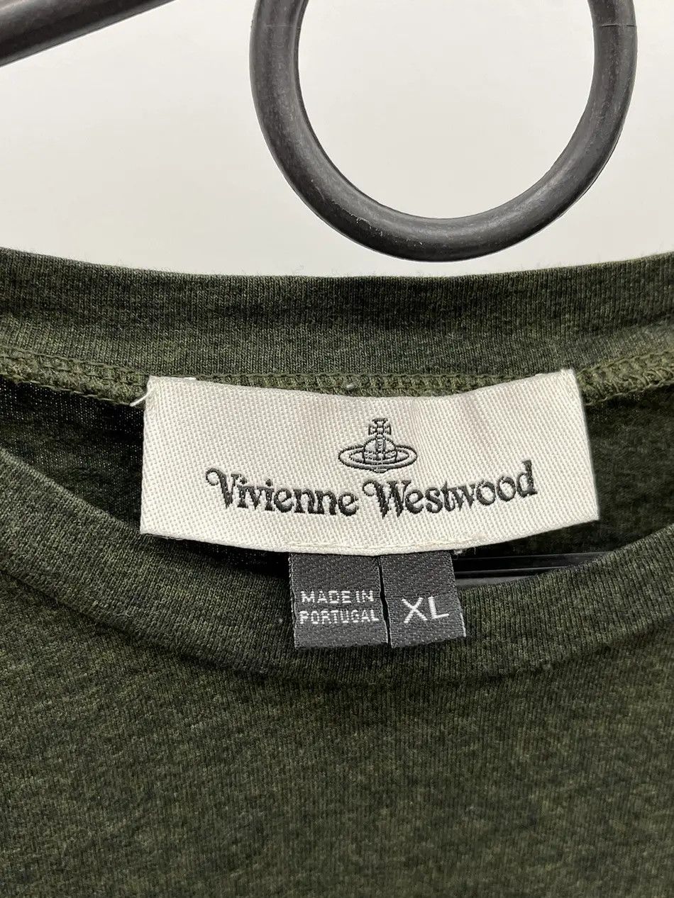 Vivienne Westwood Vivienne Westwood Green Orb T-shirt Tee Size US XL / EU 56 / 4 - 2 Thumbnail