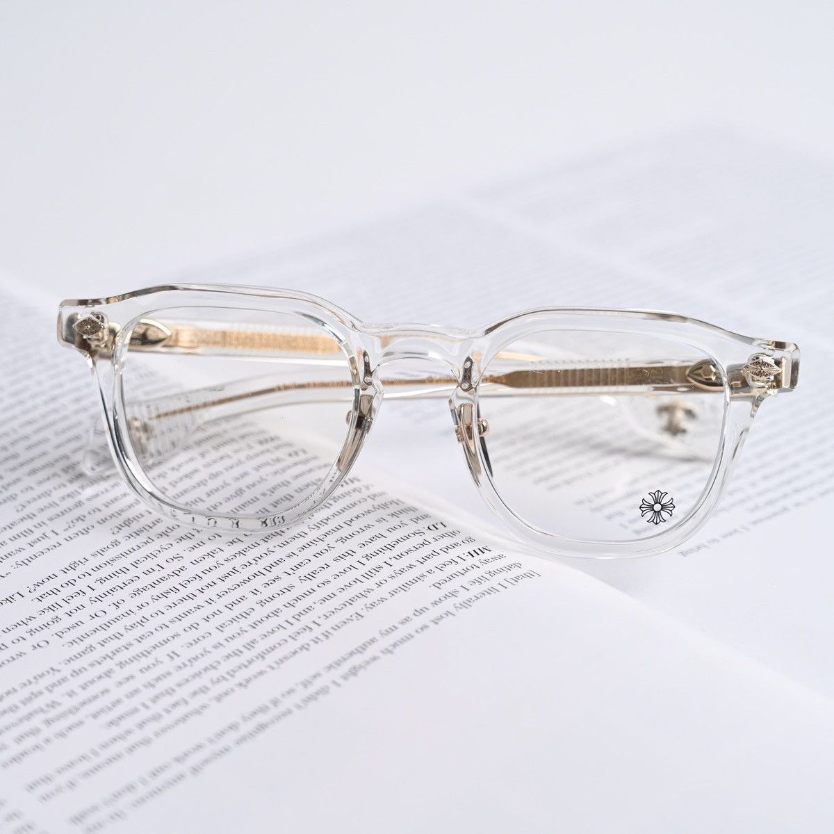 Chrome Hearts CHROME HEARTS CHIRP CHIRP-A CRYSTAL - 18KGP GLASSES Size ONE SIZE - 10 Thumbnail