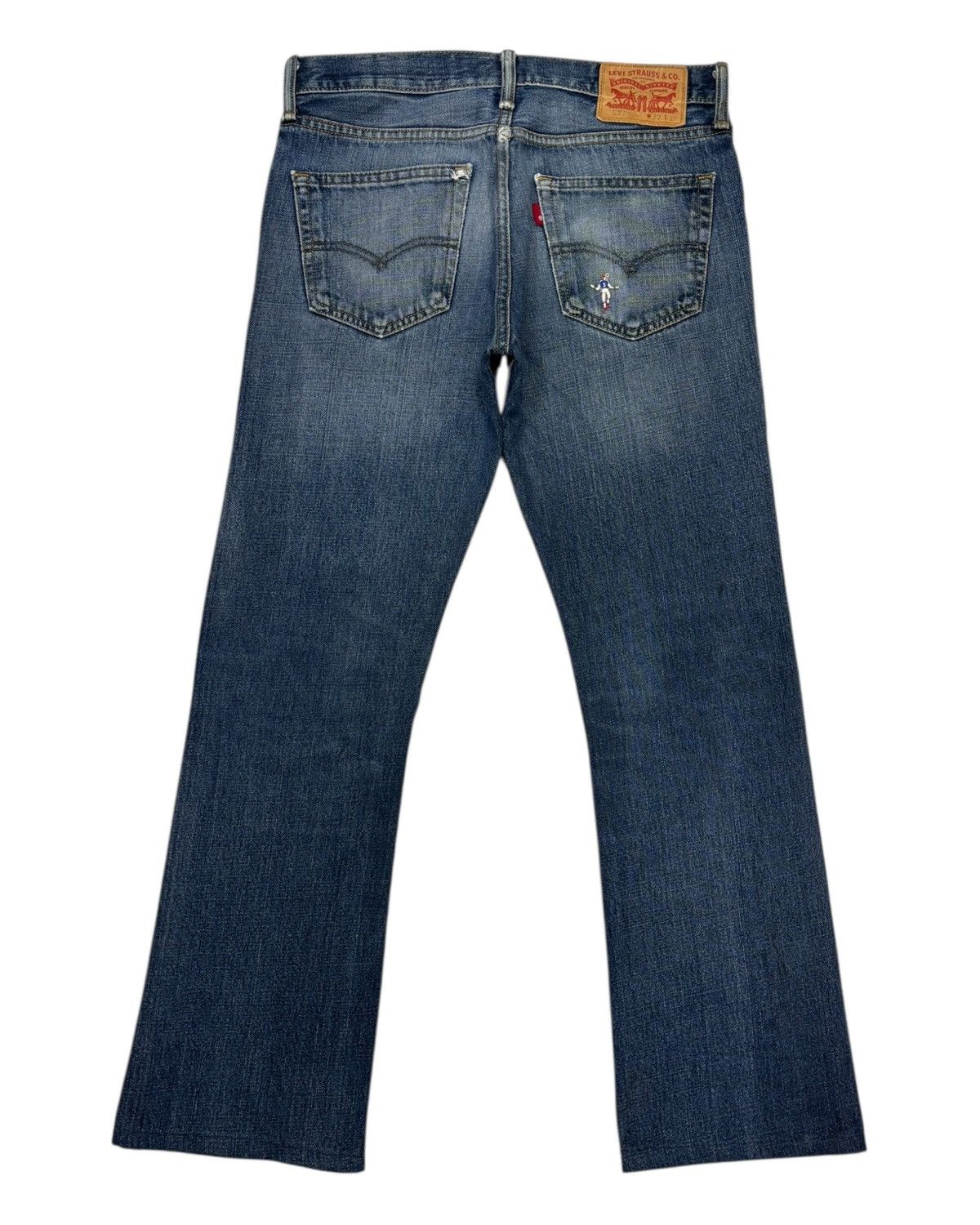 Levi's LEVIS 527 PATCHES DISTRESSED DENIM JEANS Size US 31 - 7 Thumbnail