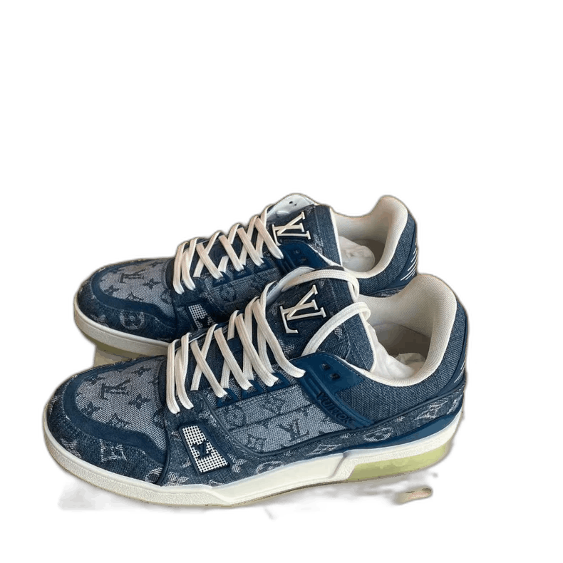 Louis Vuitton LOUIS VUITTON Denim Fashion Sneakers for Men-yf Size US 9.5 / EU 42-43 - 1 Thumbnail