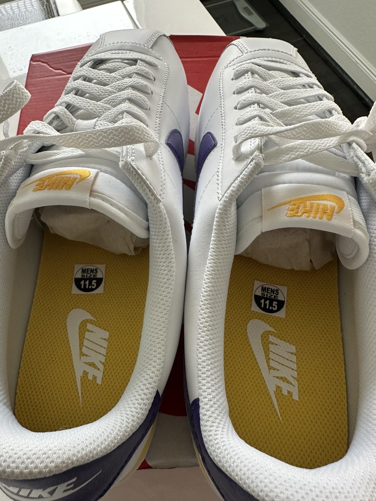 Nike Nike Cortez Lakers Size US 11.5 / EU 44-45 - 6 Thumbnail