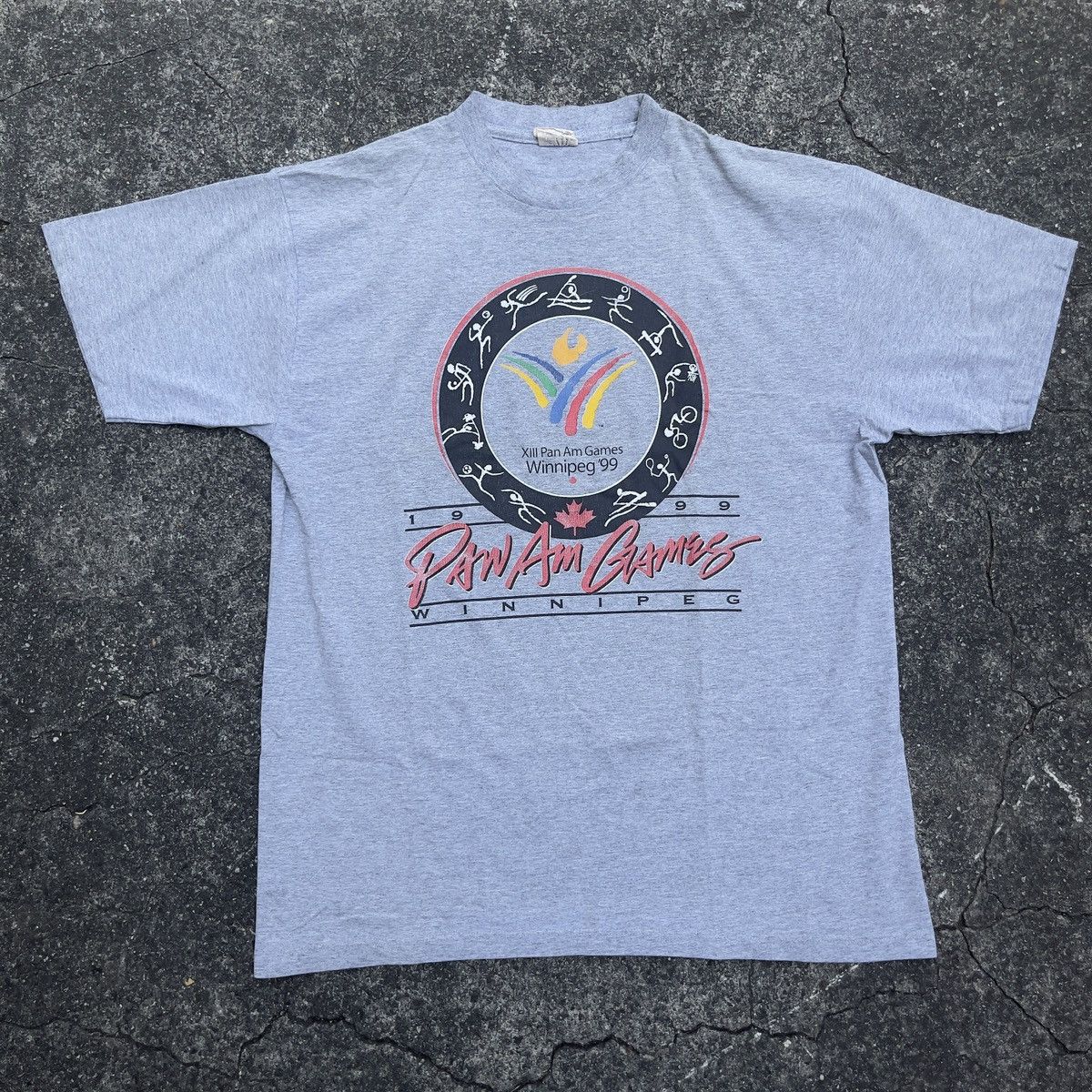 USA Olympics × Vintage Vintage 90s PAN AM GAMES Shirt Size US XL / EU 56 / 4 - 1 Thumbnail