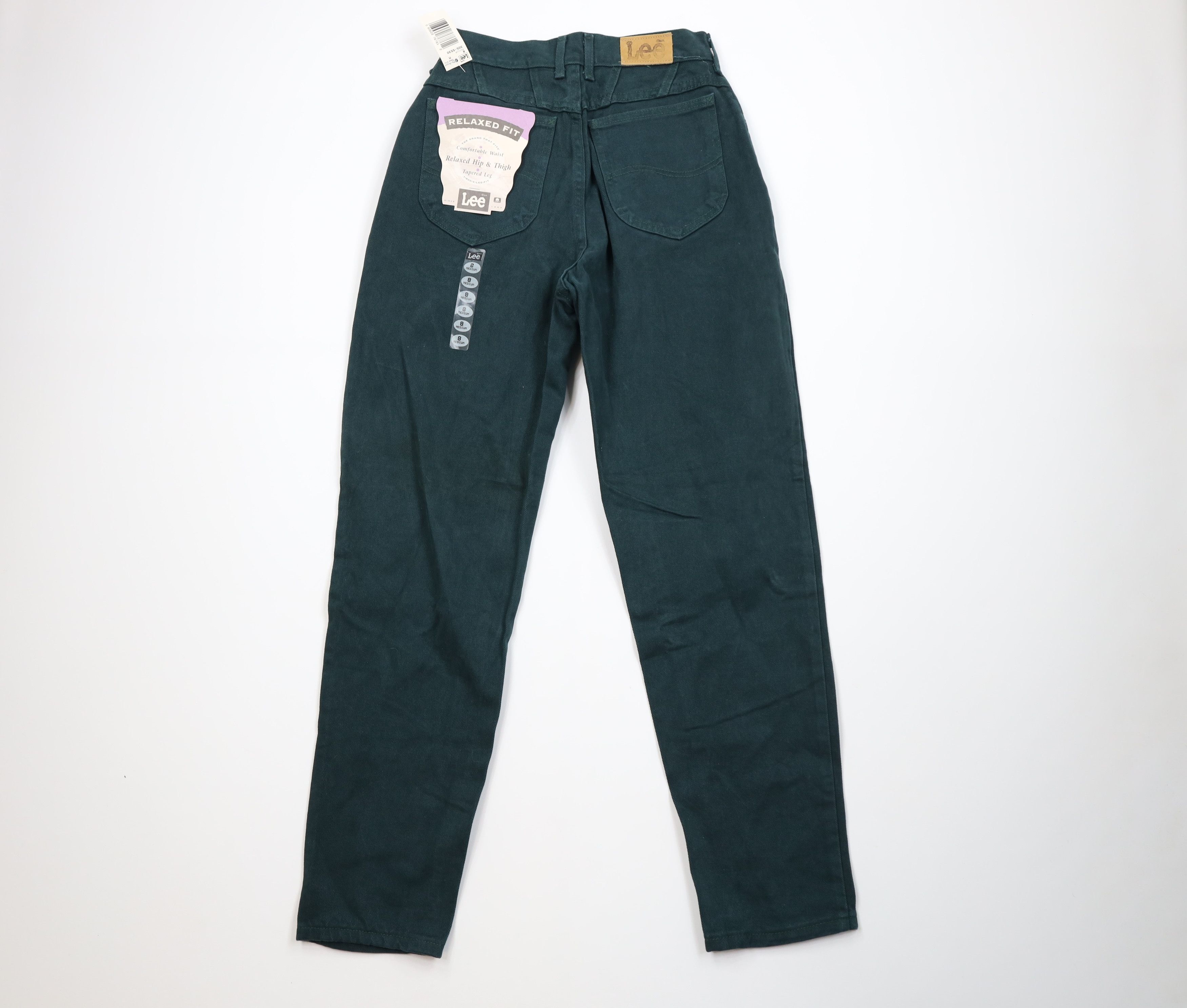 Lee Deadstock Vintage 90s Lee Fit Tapered Leg Jeans Green USA Size 30" / US 8 / IT 44 - 8 Thumbnail