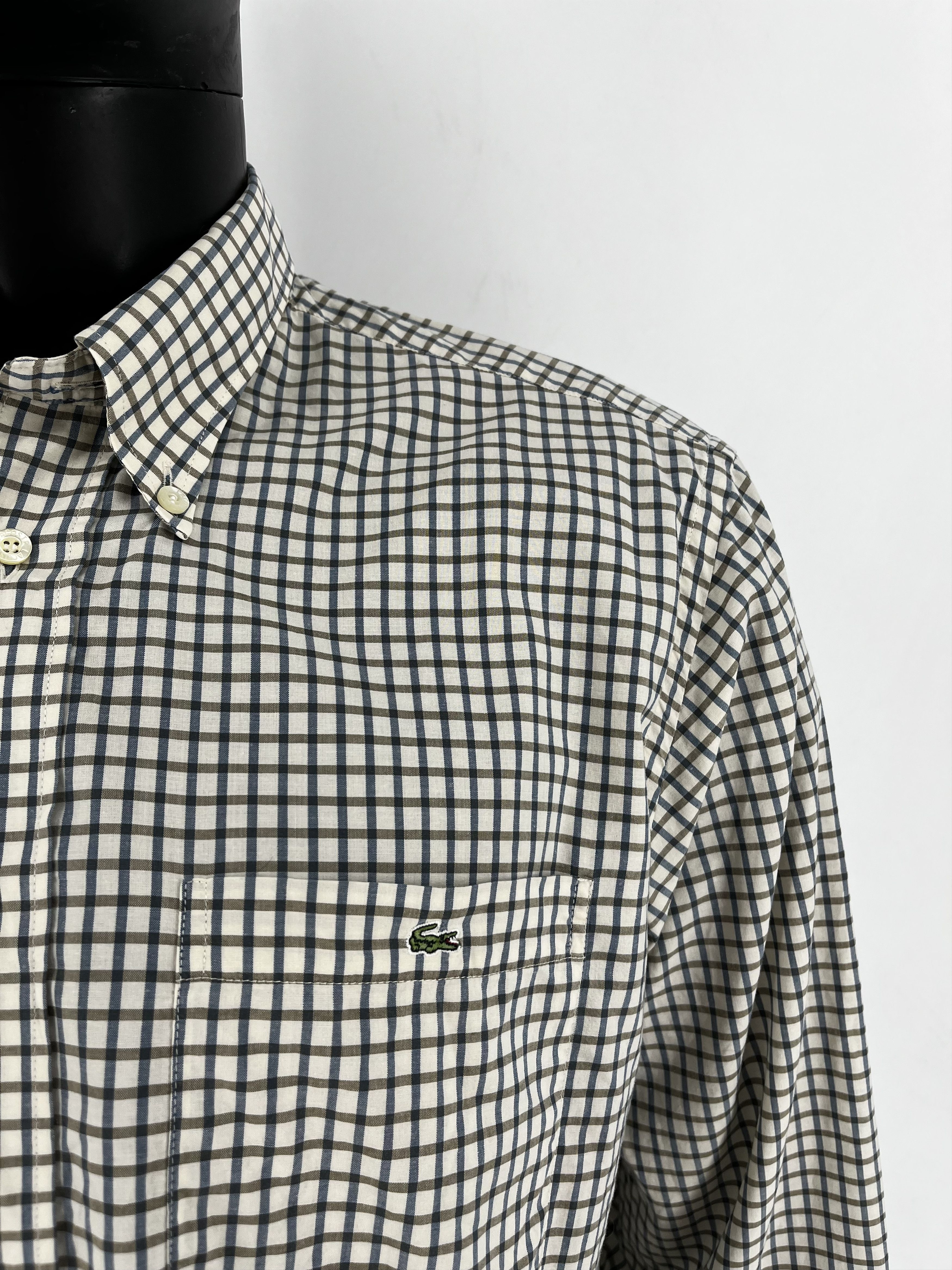 Lacoste Lacoste vintage luxury streetwear shirt Size US L / EU 52-54 / 3 - 8 Thumbnail