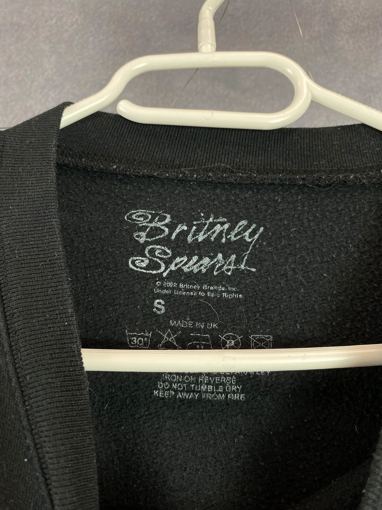 Other Britney Spears Oversized Hoodie Big Logo Y2K S Size S / US 4 / IT 40 - 4 Thumbnail