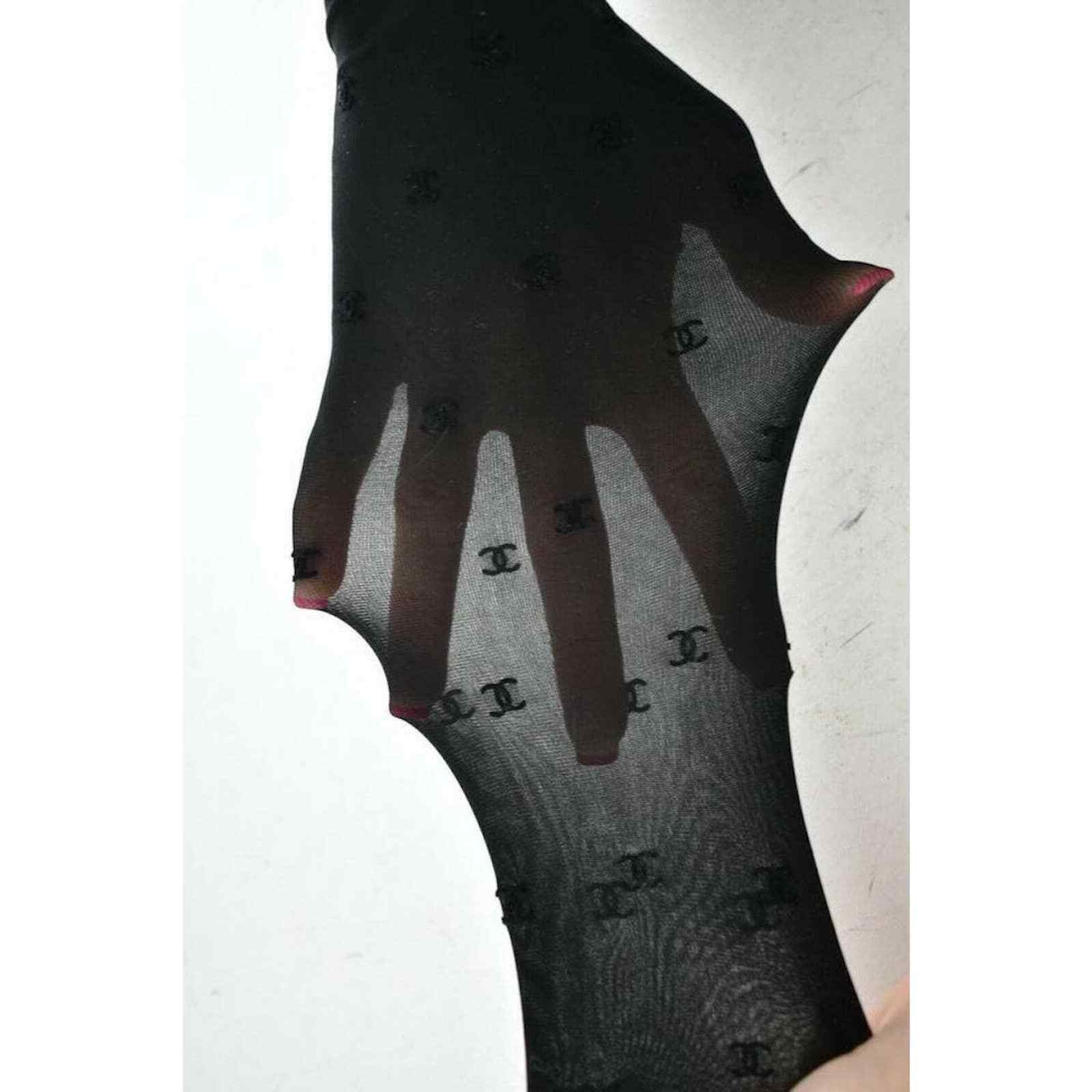 Chanel Chanel REV Runway Hoisery Stockings Pull On Tights Small S Size ONE SIZE - 12 Thumbnail