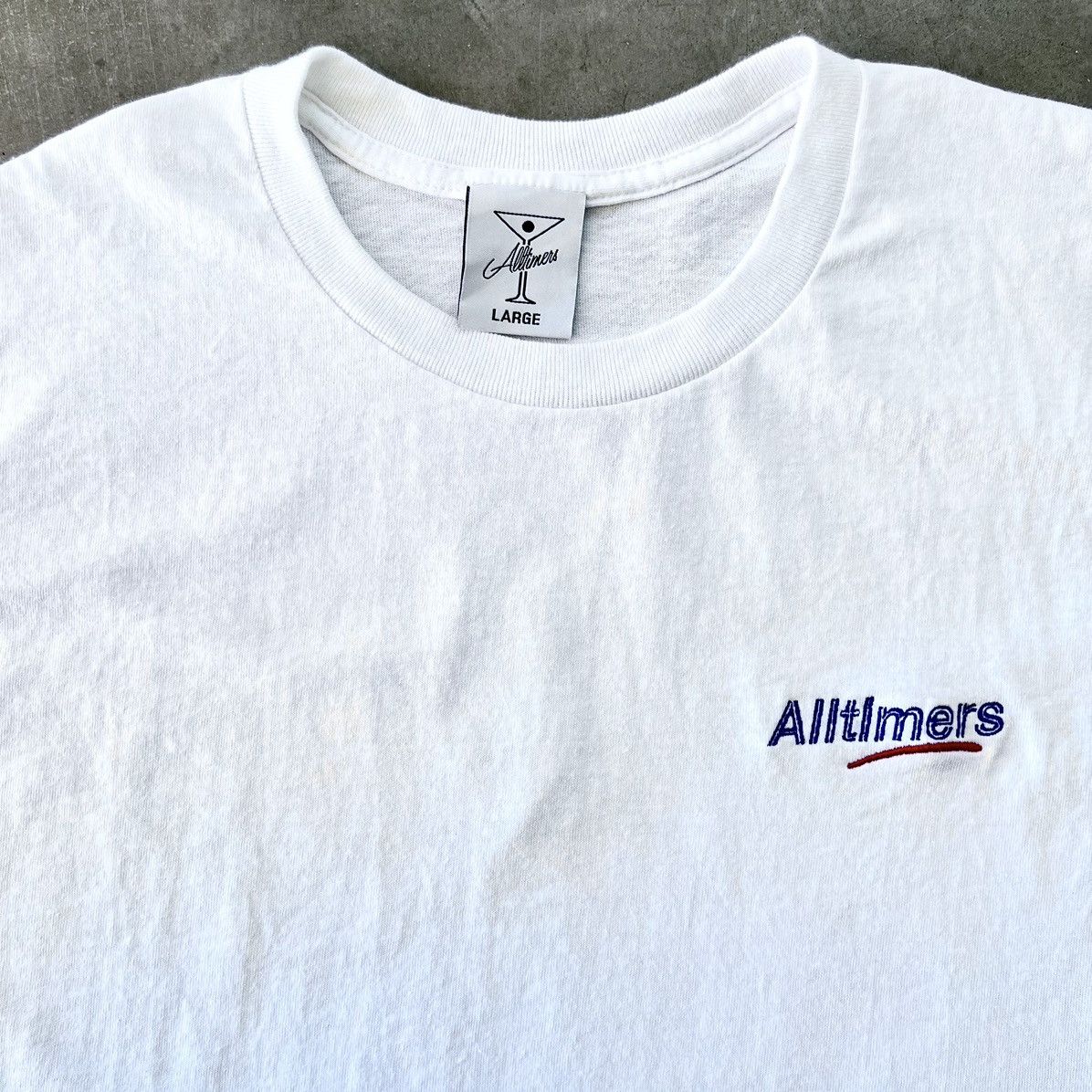 Alltimers White - ESTATE EMBROIDERED TEE Size US L / EU 52-54 / 3 - 3 Thumbnail