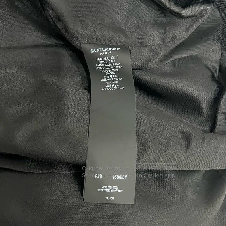 Saint Laurent Paris Saint Laurent Paris Color Block Black and White Baseball J Size XS / US 0-2 / IT 36-38 - 5 Thumbnail
