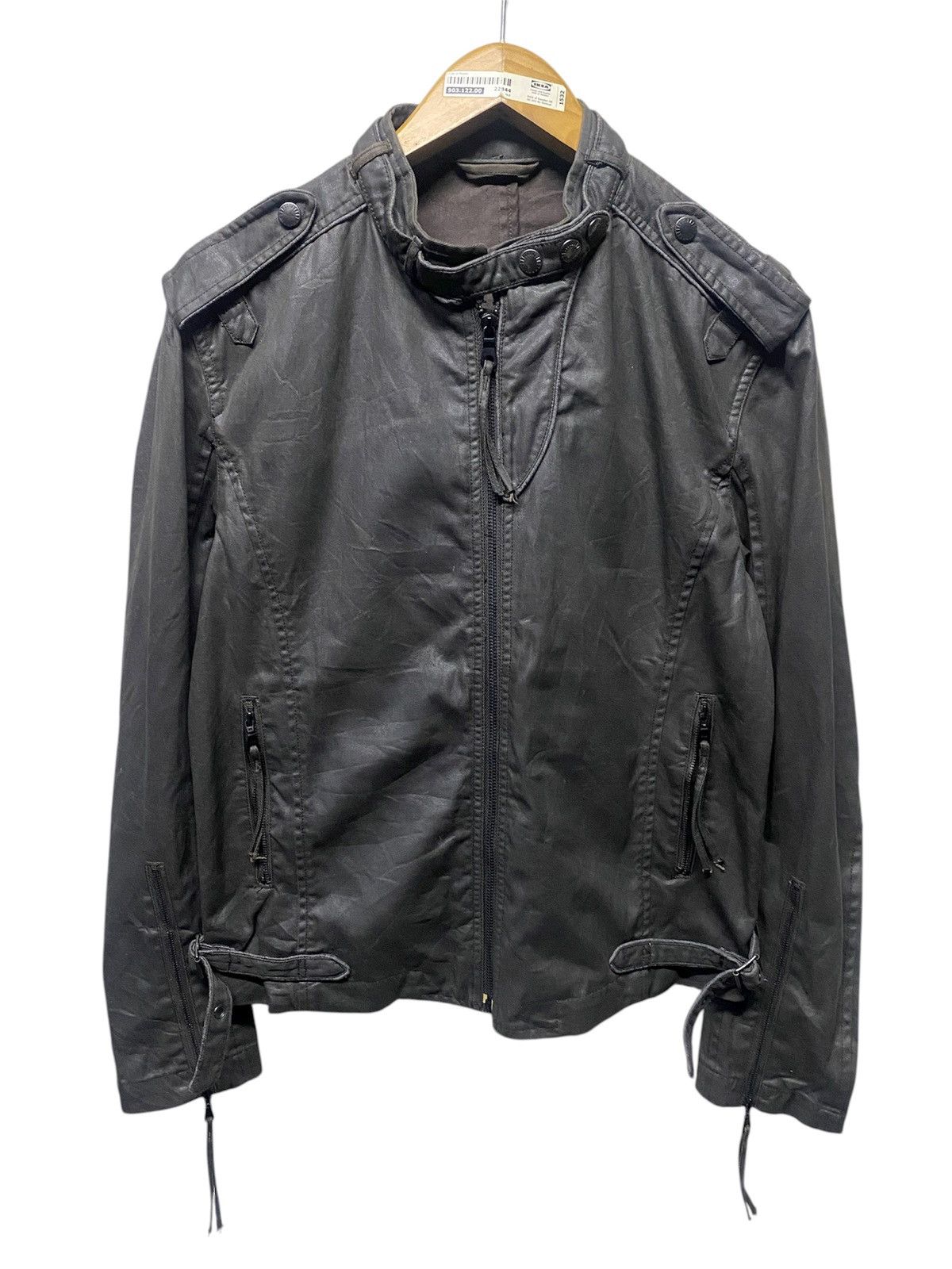 M.F. Editorial Black Bikers Jacket