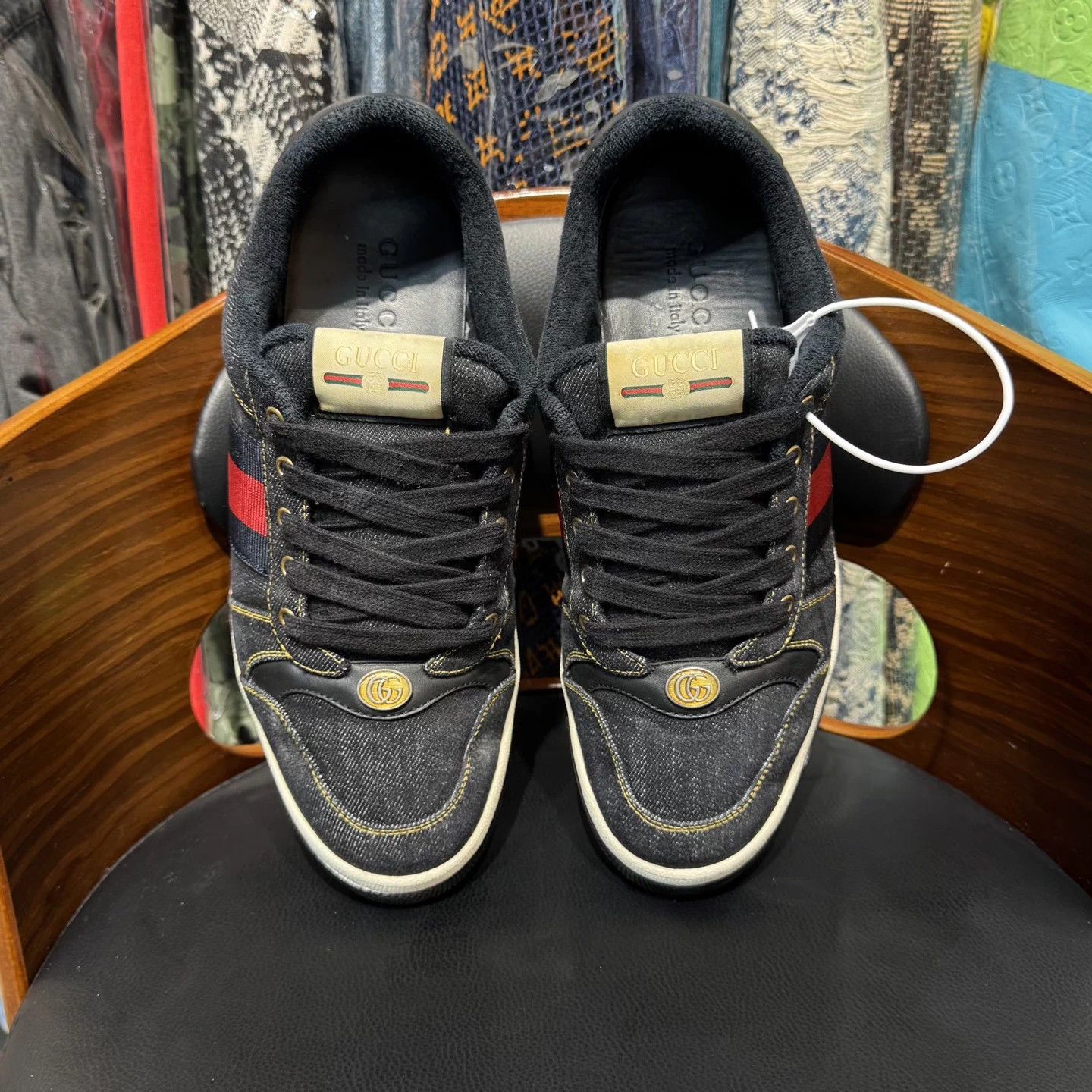 Gucci Gucci Denim Washed Distressed Enamel Dirty 9/43 Rare Size US 10 / EU 43 - 5 Thumbnail