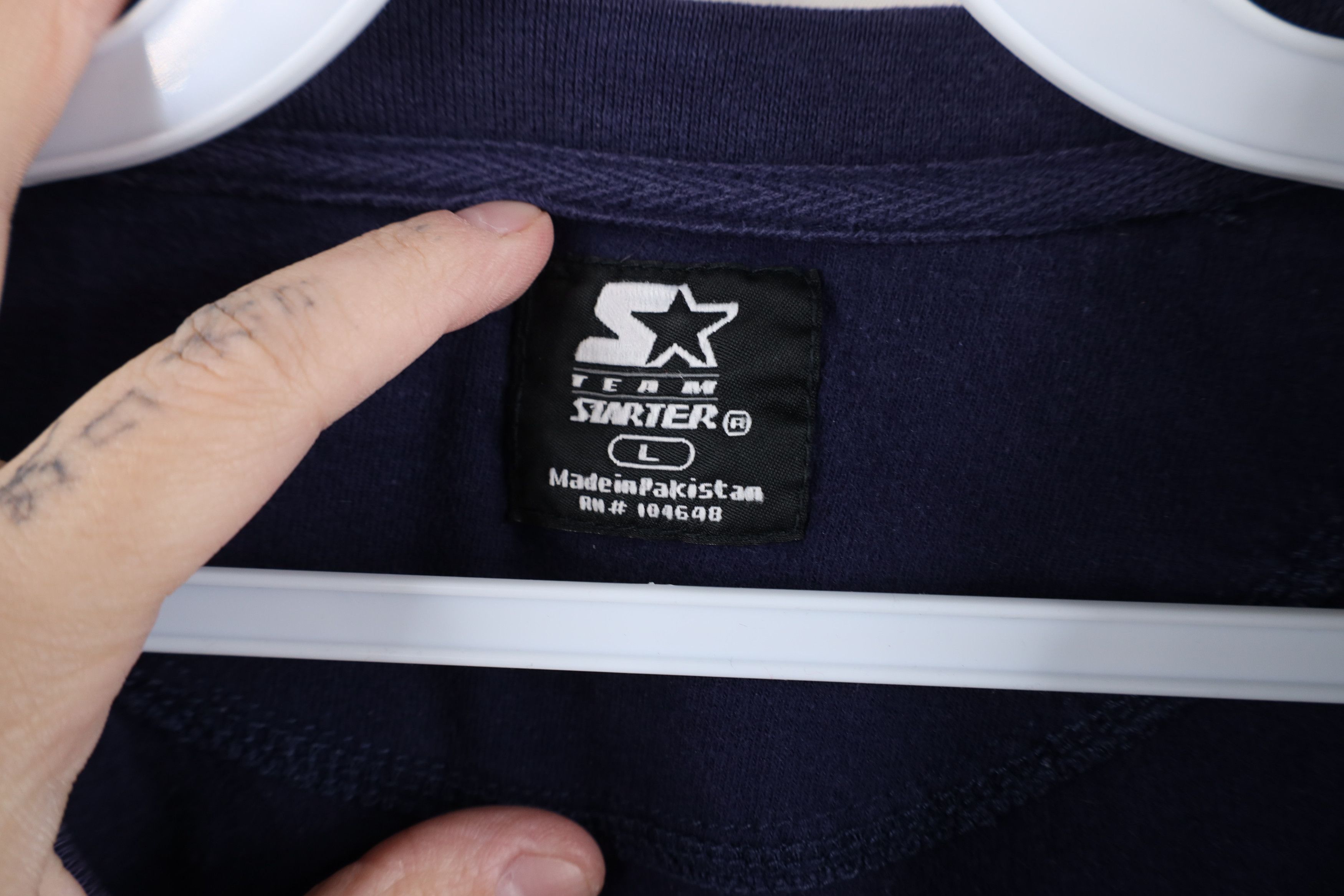 Starter × Vintage Vintage 90s Starter University of Toledo Long Sleeve T-Shirt Size US L / EU 52-54 / 3 - 7 Thumbnail