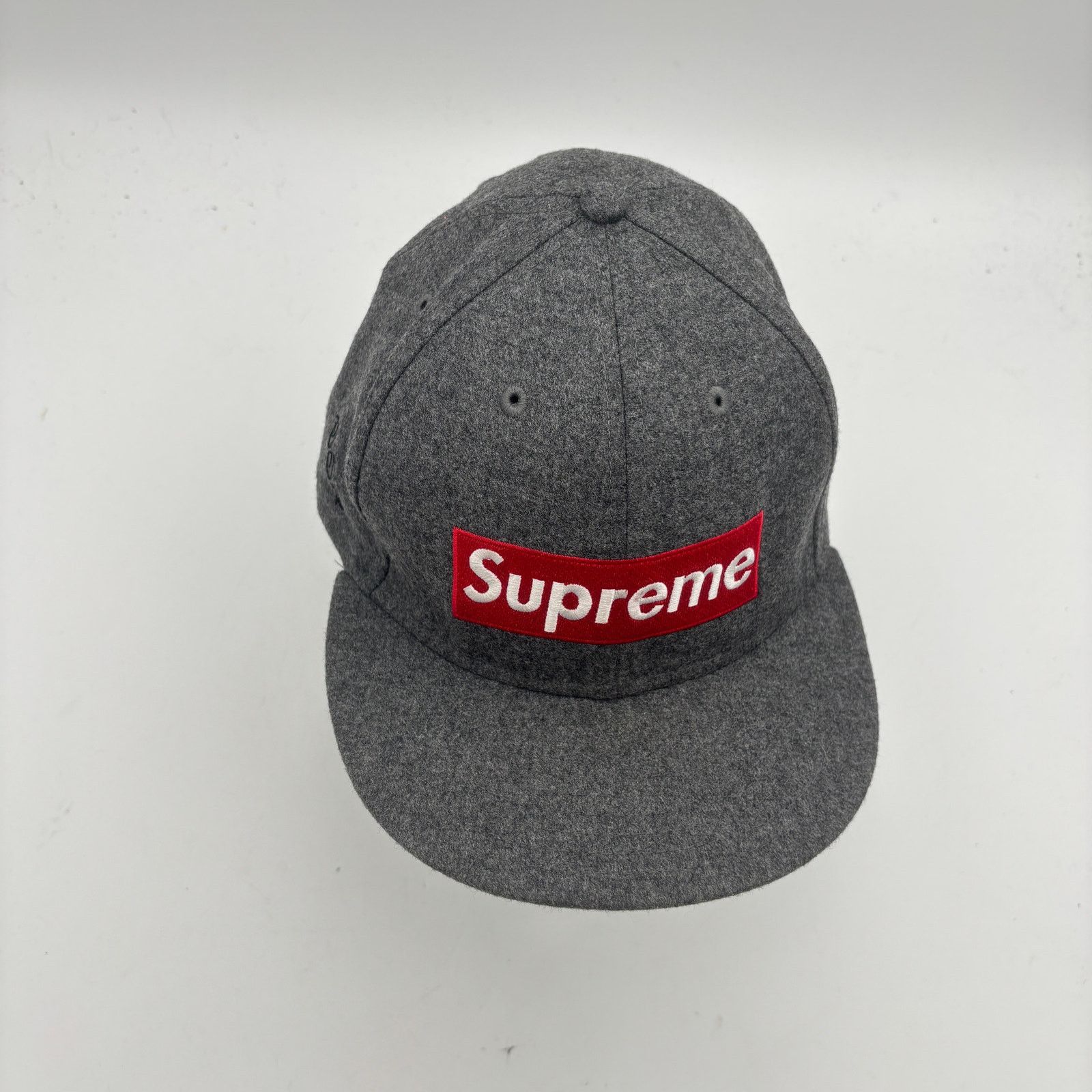 Loro Piana × New Era × Supreme Supreme x Loro Piana Wool Cashmere Fitted Cap 71/2 New Era Size ONE SIZE - 6 Thumbnail