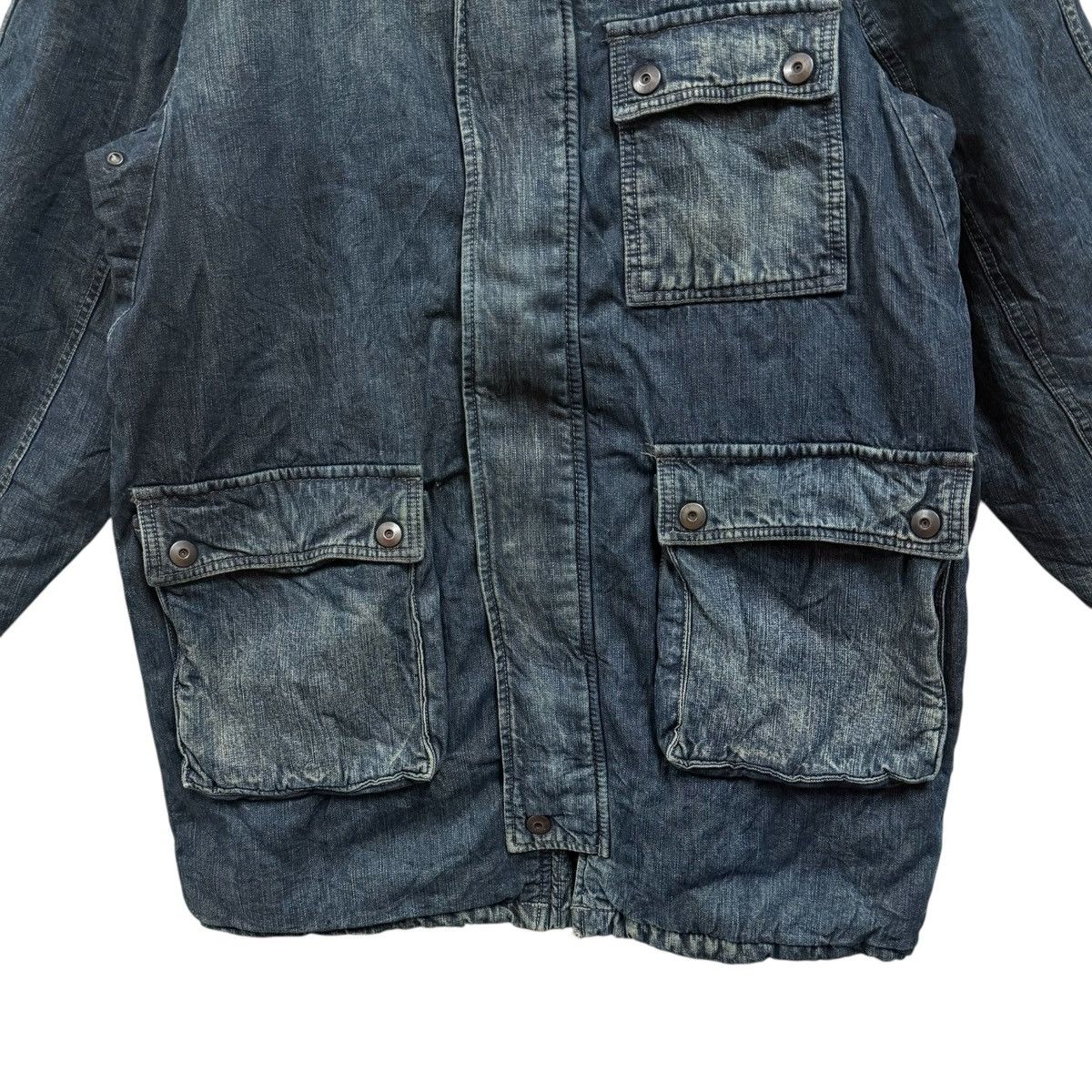 Johnbull Johnbull Fur Hoodie Denim Jacket Size US L / EU 52-54 / 3 - 6 Thumbnail