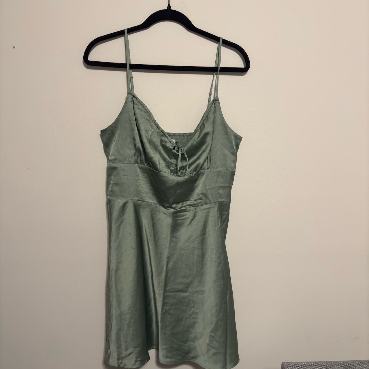 hollister green dress Buy Hollister Green Flutter Sleeve Dipped Hem Mini Skort Dress from Next USA