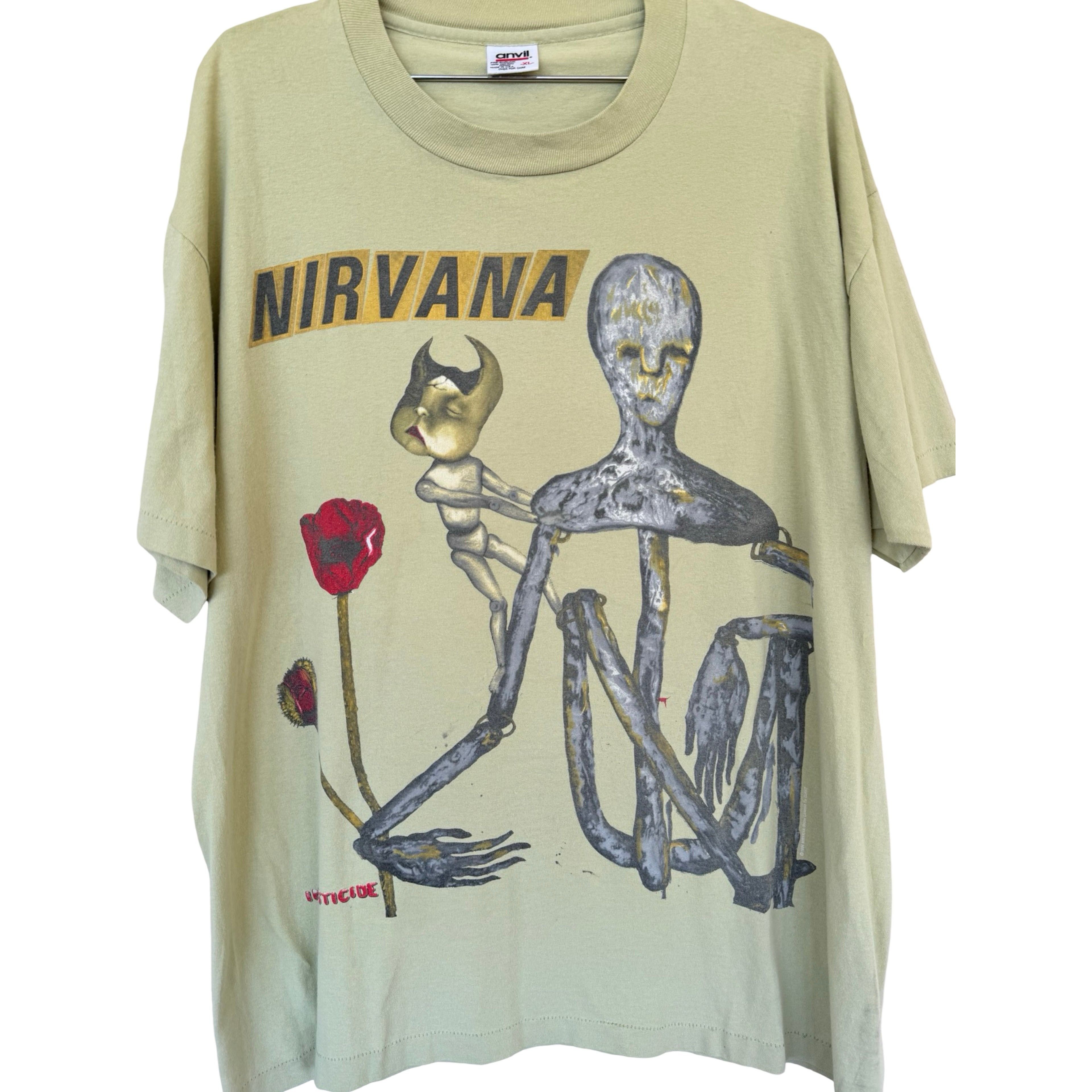 Vintage Nirvana Insecticide Tee Size US XL / EU 56 / 4 - 4 Thumbnail