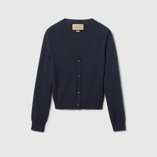 Gucci Gucci Wool Silk Cardigan SIZE M Size ONE SIZE - 1 Thumbnail
