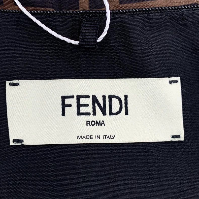 Fendi Fendi Black Logo Hooded Zip Jacket Size US S / EU 44-46 / 1 - 6 Thumbnail
