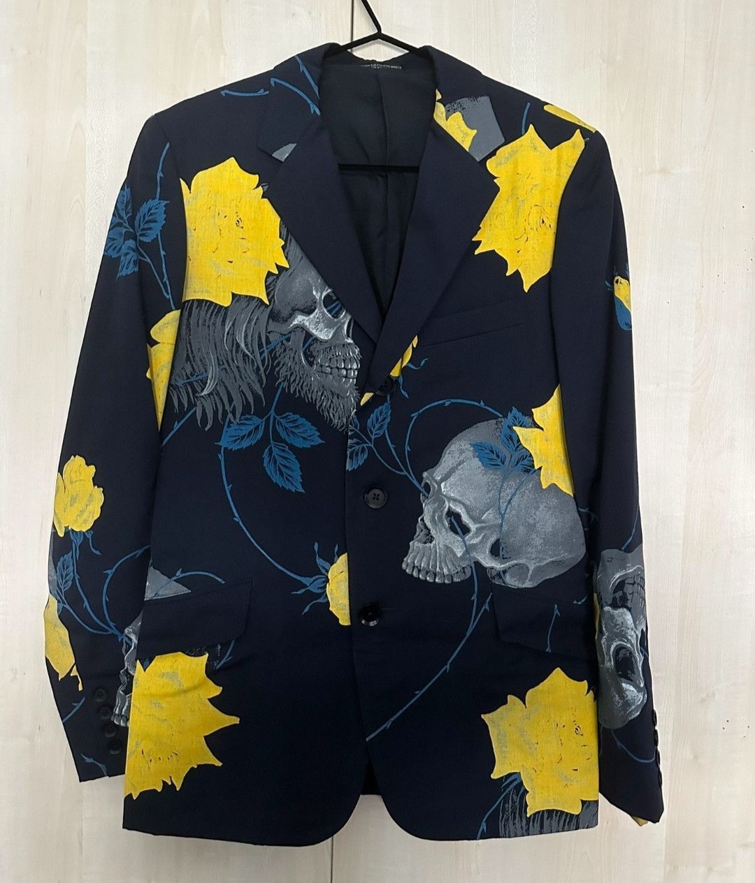 Yohji Yamamoto Yohji Yamamoto 14aw Skull Rose Suit-2505 Size 34S - 1 Thumbnail