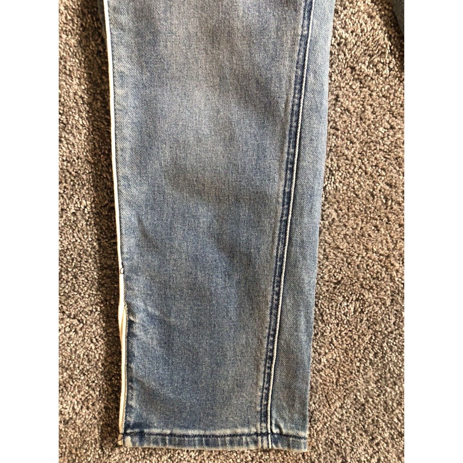 Vintage VINTAGE Rock & Roll Denim Jeans 90s Women’s Straight Cropped High Rise Blue 26x25 Pockets Size 26" / US 2 / IT 38 - 3 Thumbnail