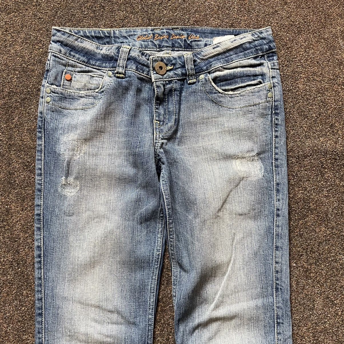 Vintage Y2K Vintage Flared Bootcut Jeans Sun Faded Grunge Baggy 33 Size 33" - 4 Thumbnail