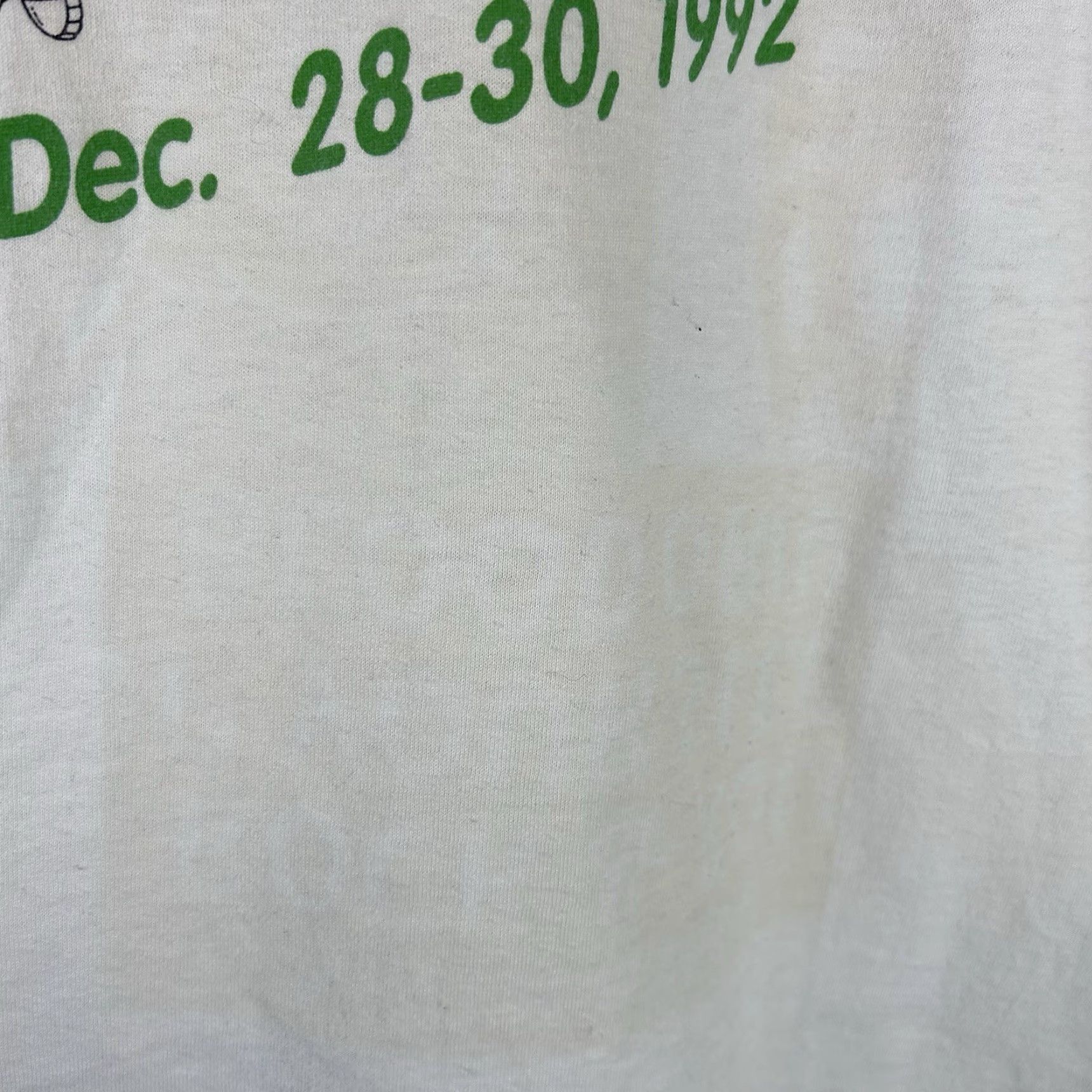 Vintage VINTAGE 90s T-Shirt Houston 101 KLOL Holiday Hero Blood Drive Single Stitch XL White Screen Stars Best Men Shirt Mens Size US XL / EU 56 / 4 - 5 Thumbnail